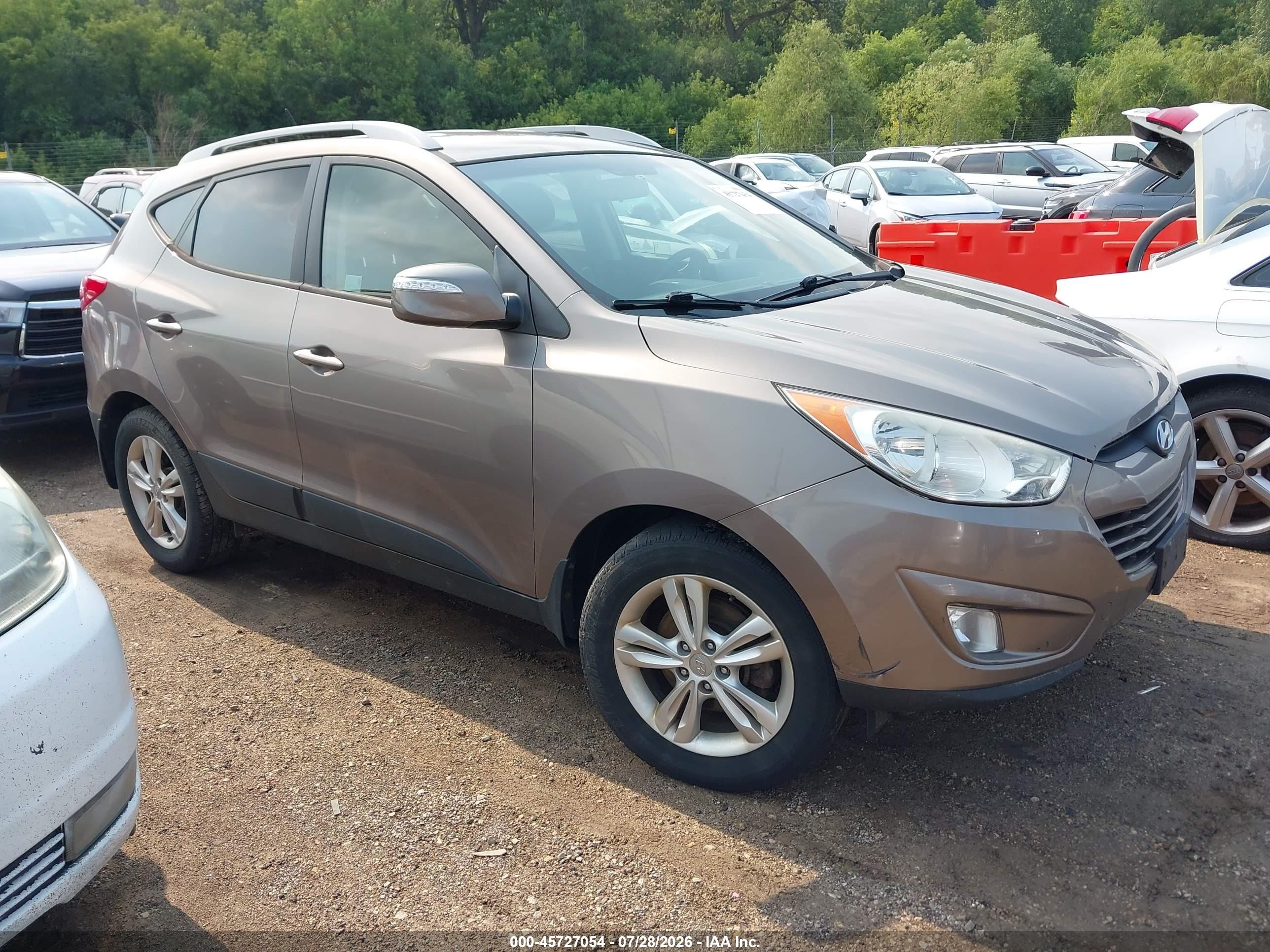 2013 Hyundai Tucson Gls Tan vin: KM8JU3AC8DU548065