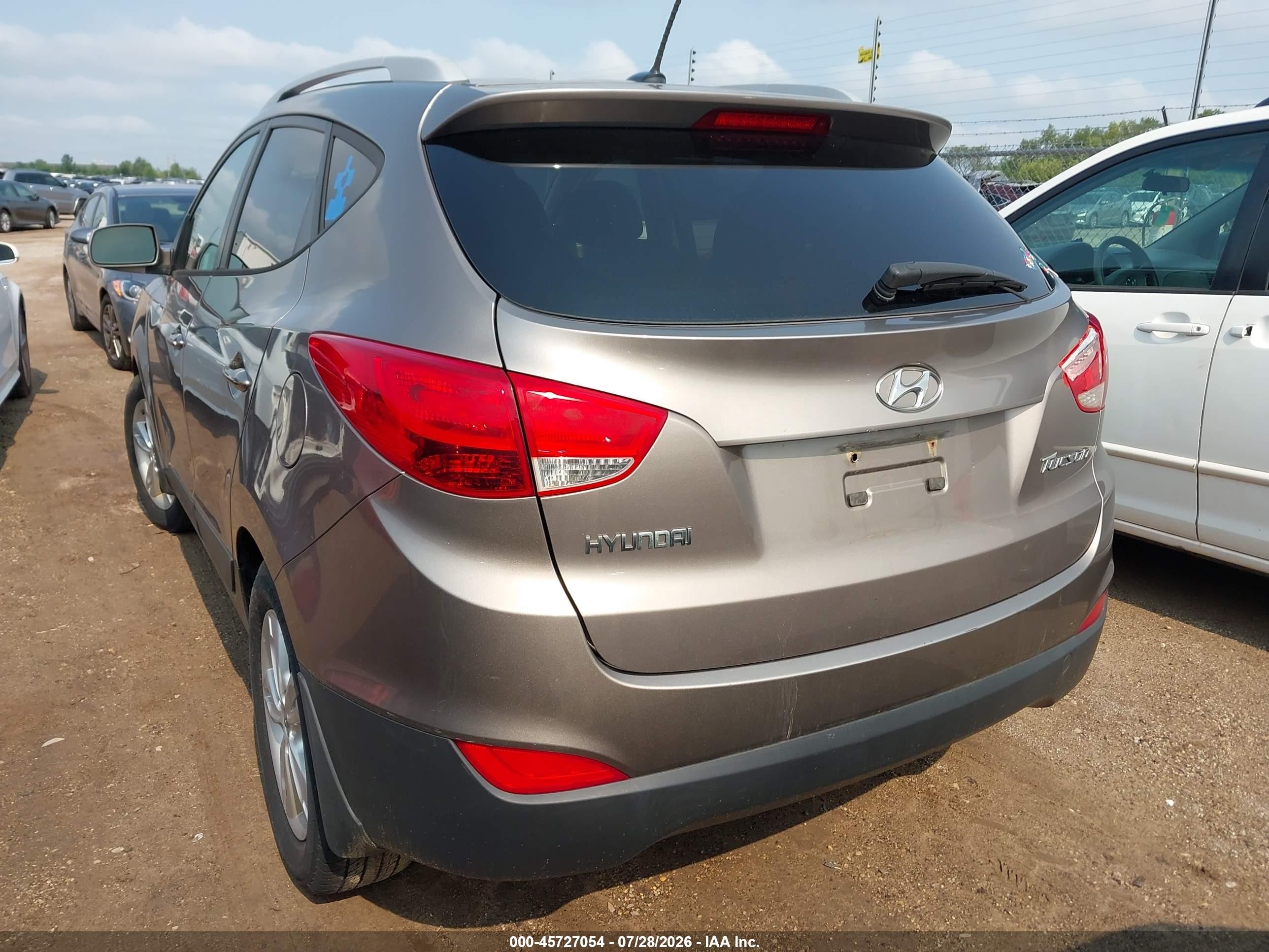 2013 Hyundai Tucson Gls Tan vin: KM8JU3AC8DU548065