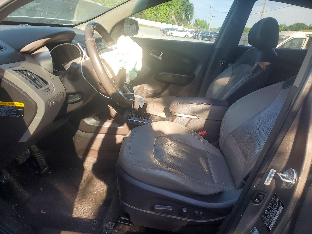 2013 Hyundai Tucson Limited Gray vin: KM8JU3AC8DU559860