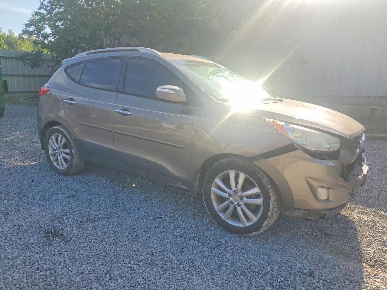 2013 Hyundai Tucson Limited Gray vin: KM8JU3AC8DU559860