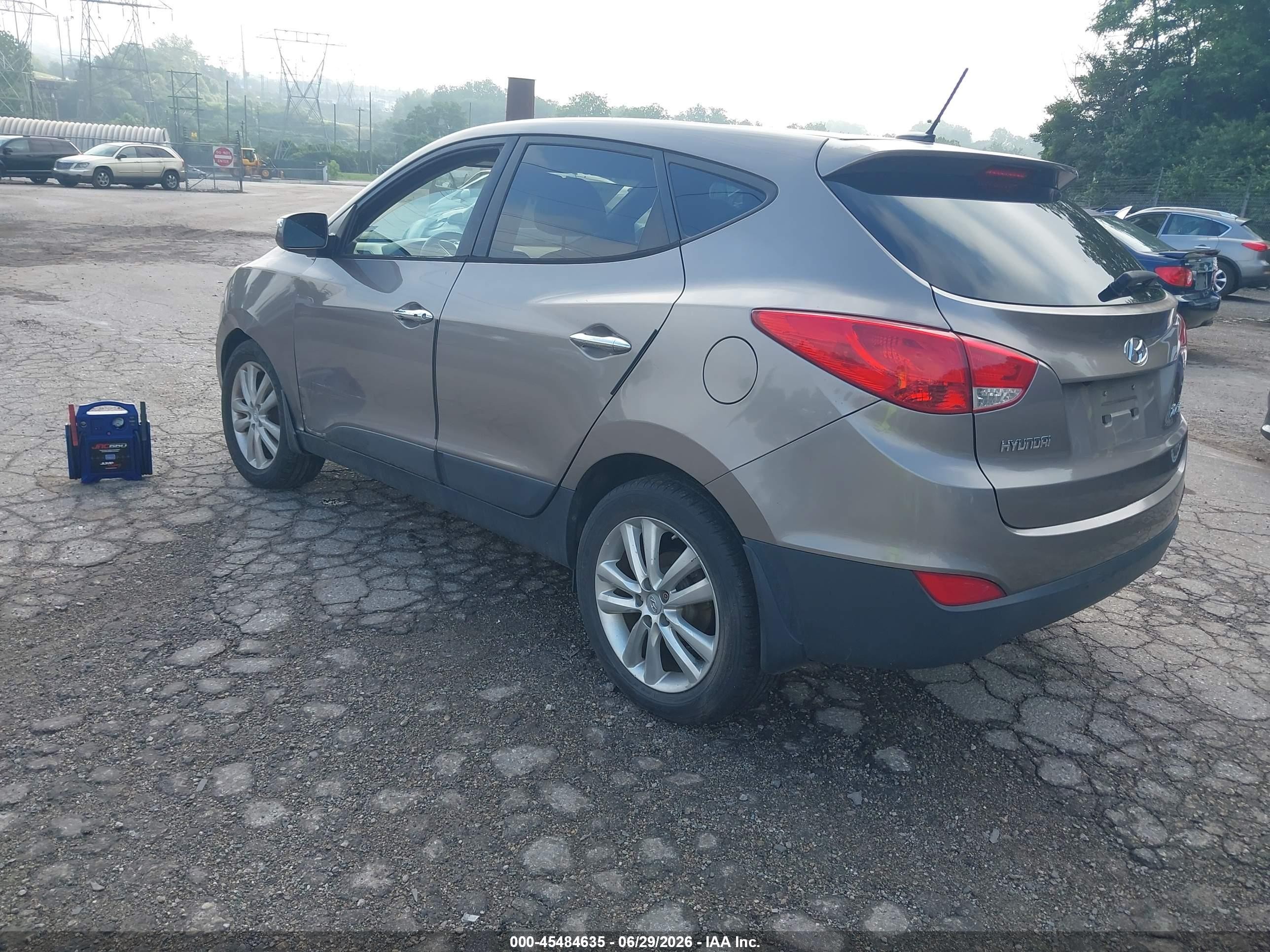 2013 Hyundai Tucson Limited Tan vin: KM8JU3AC8DU565870