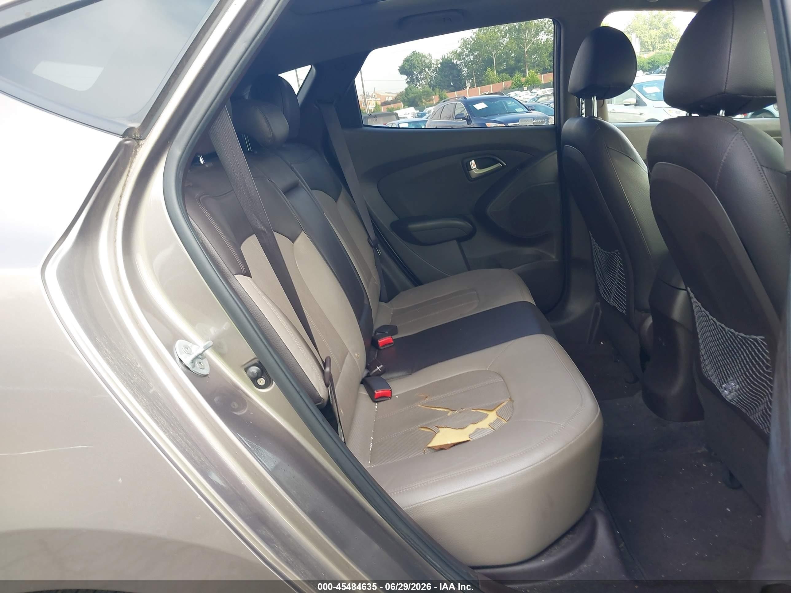 2013 Hyundai Tucson Limited Tan vin: KM8JU3AC8DU565870
