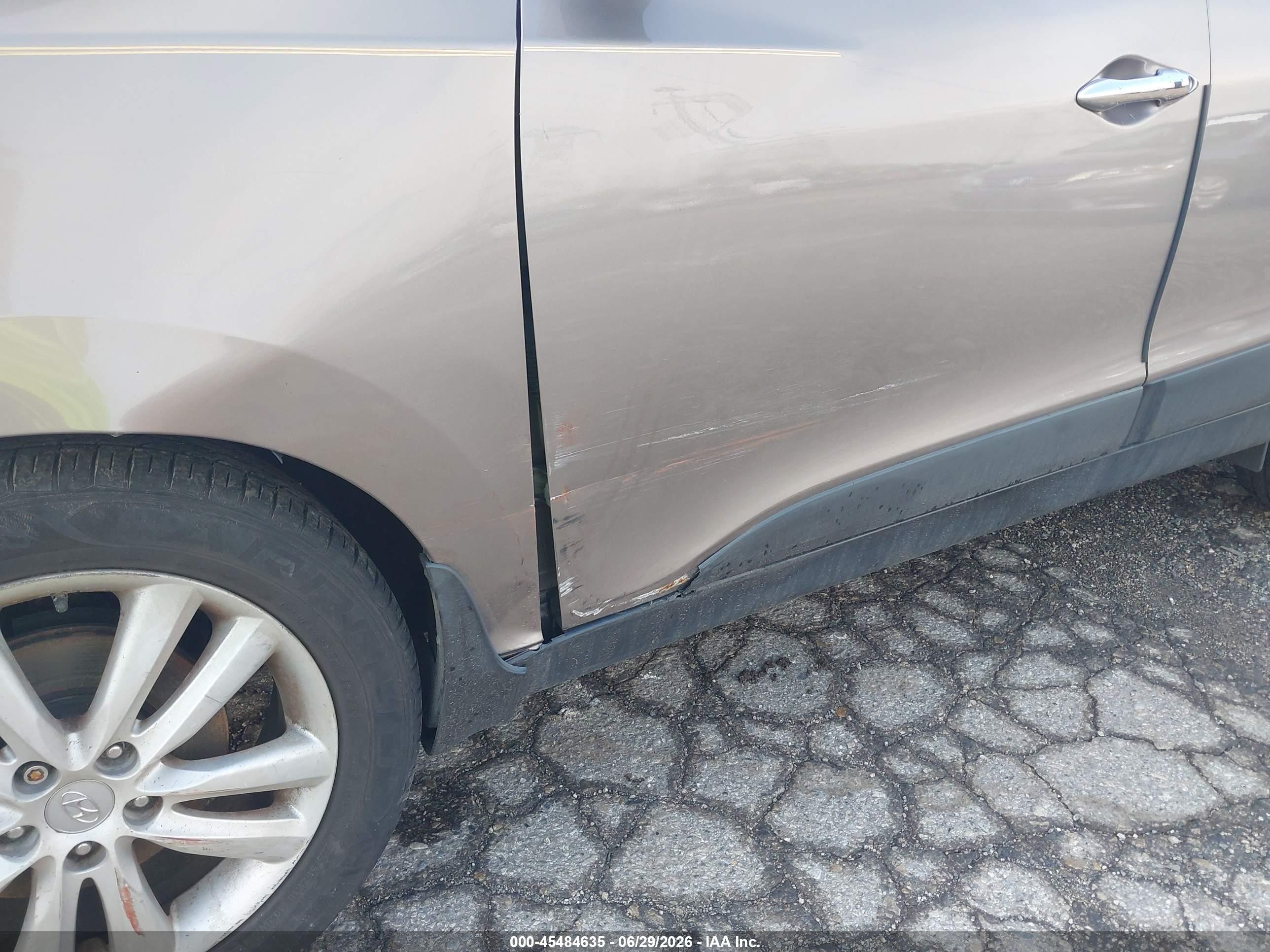 2013 Hyundai Tucson Limited Tan vin: KM8JU3AC8DU565870