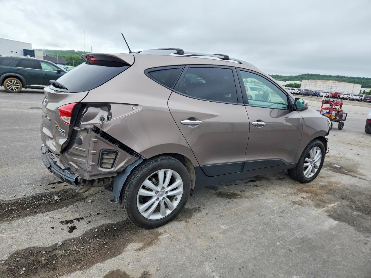 2013 Hyundai Tucson Gray vin: KM8JU3AC8DU579963