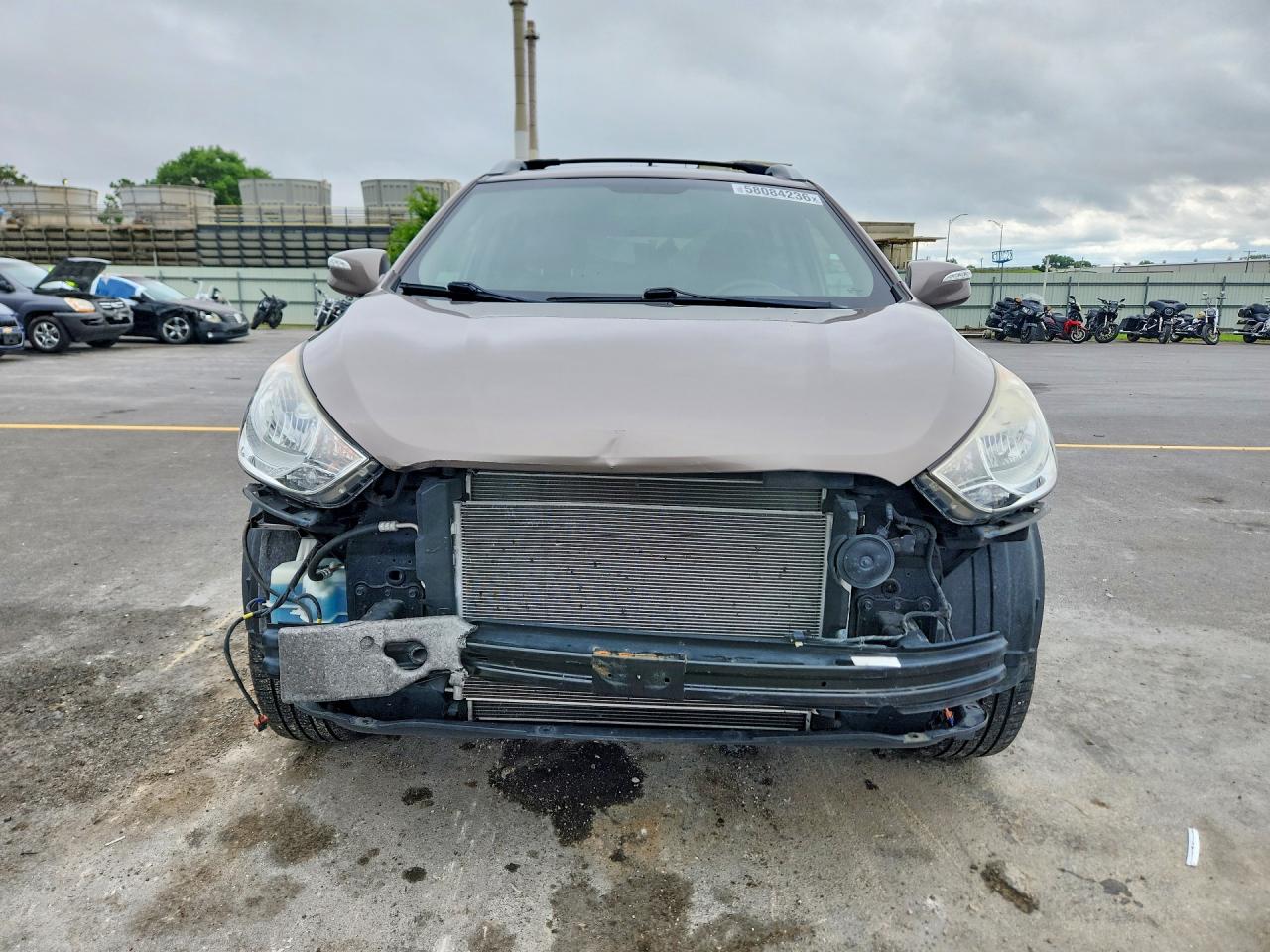 2013 Hyundai Tucson Gray vin: KM8JU3AC8DU579963