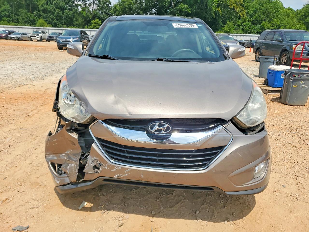 2013 Hyundai Tucson Limited Gray vin: KM8JU3AC8DU599551