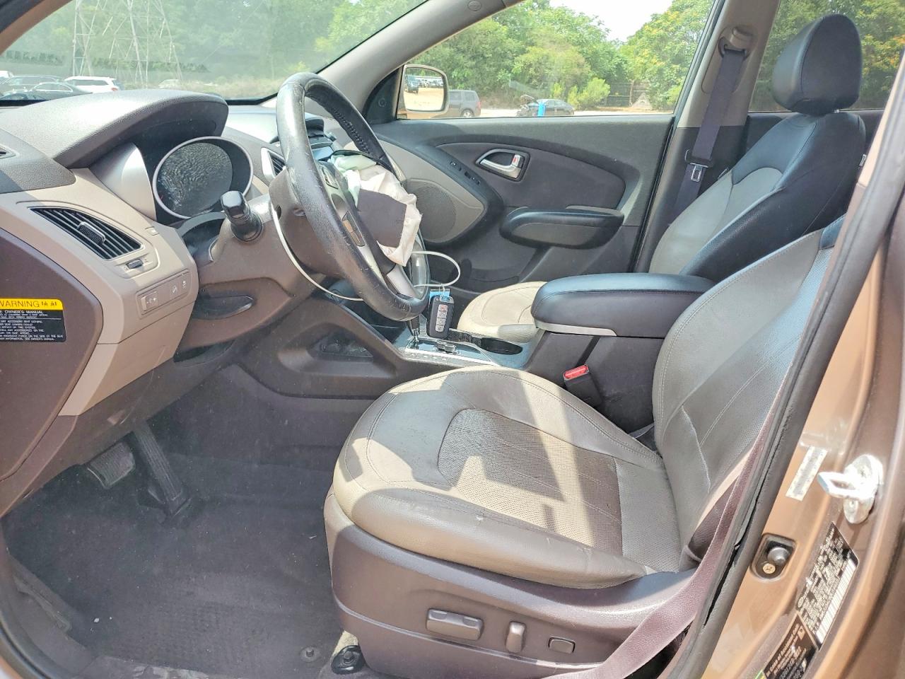 2013 Hyundai Tucson Limited Gray vin: KM8JU3AC8DU599551
