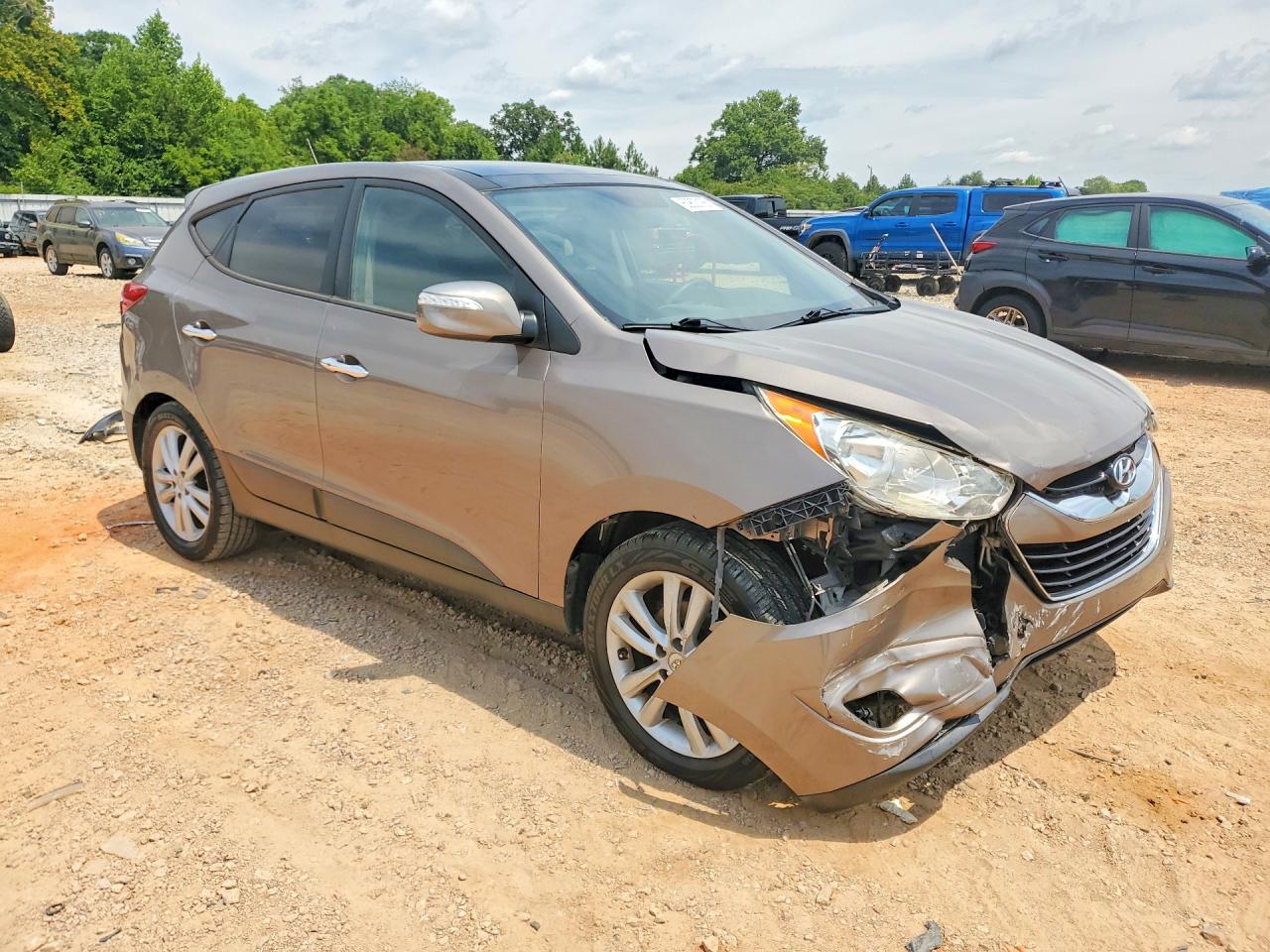 2013 Hyundai Tucson Limited Gray vin: KM8JU3AC8DU599551
