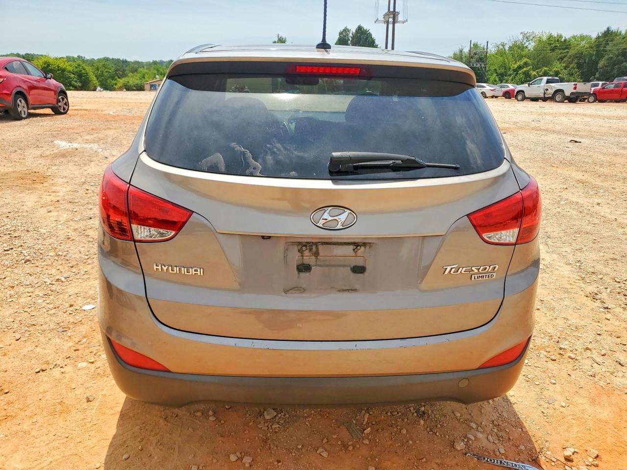 2013 Hyundai Tucson Limited Gray vin: KM8JU3AC8DU599551