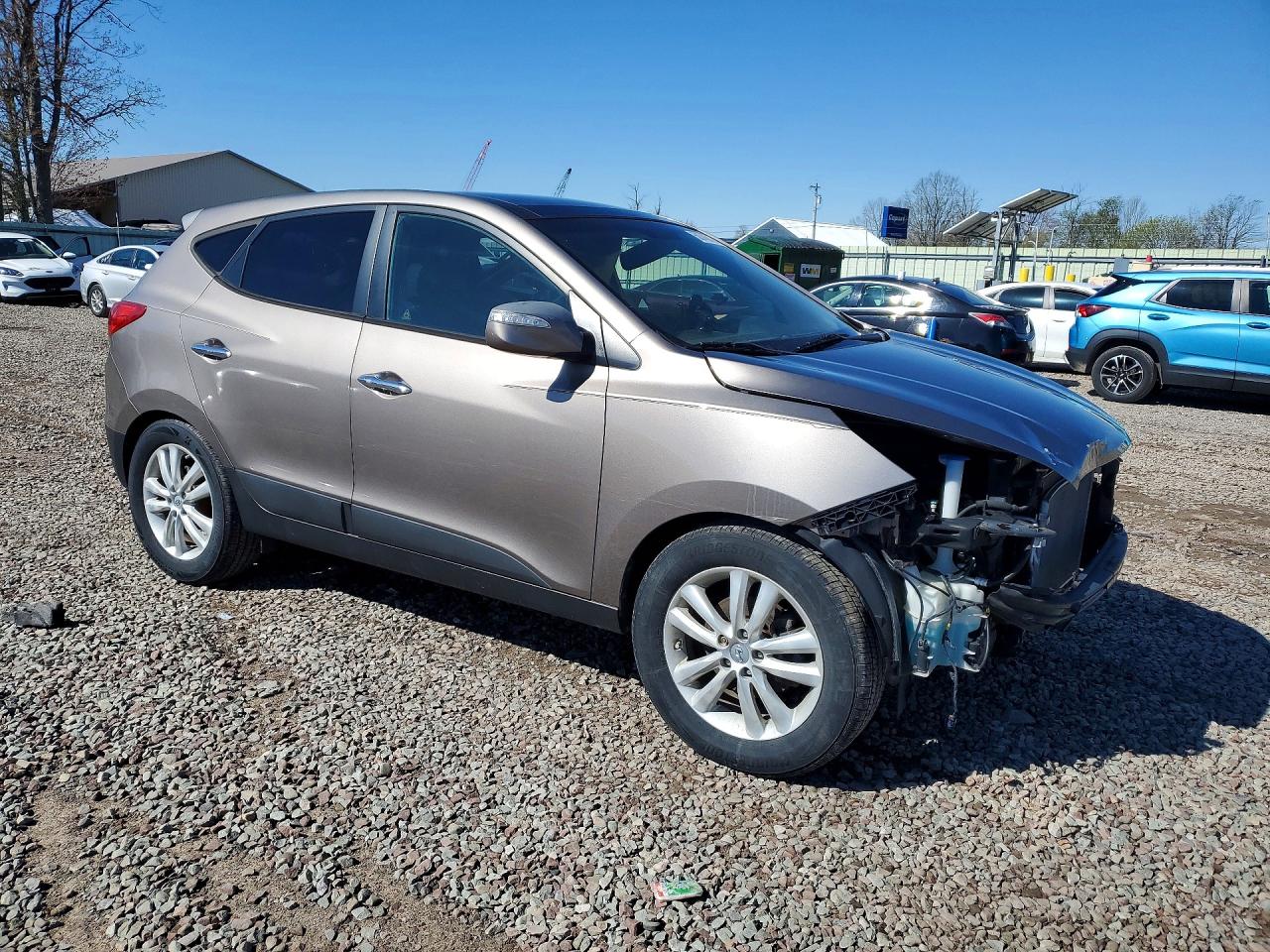 2013 Hyundai Tucson Limited Коричневый vin: KM8JU3AC8DU600228
