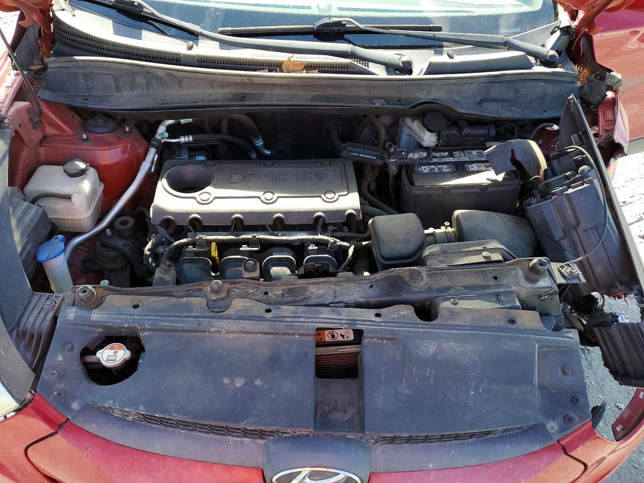 2013 Hyundai Tucson Gls Red vin: KM8JU3AC8DU671624