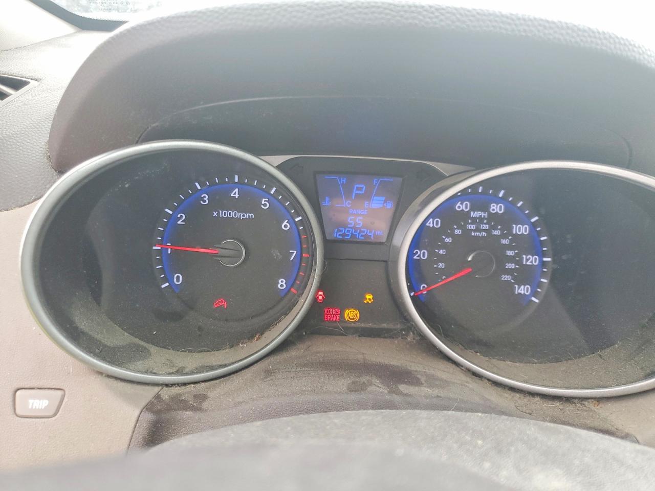 2013 Hyundai Tucson Gls Red vin: KM8JU3AC8DU671624