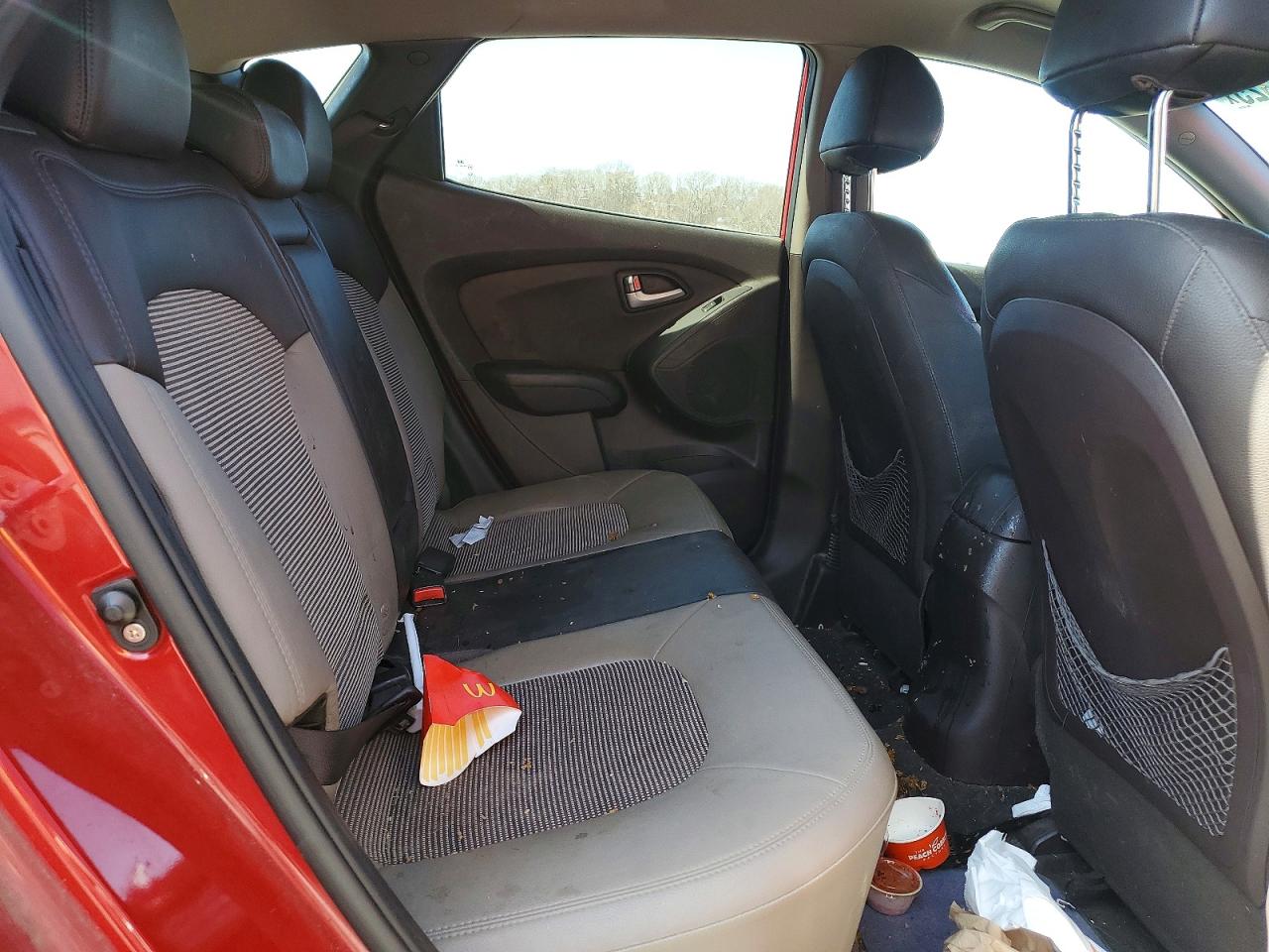 2013 Hyundai Tucson Gls Red vin: KM8JU3AC8DU671624