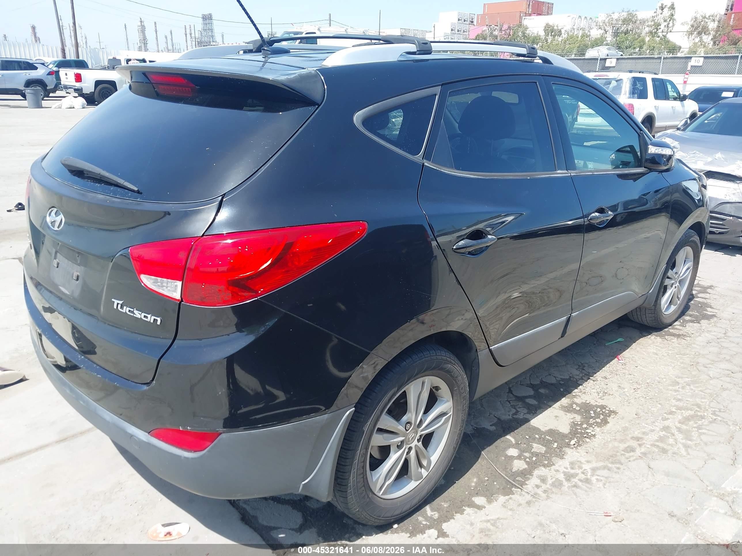 2013 Hyundai Tucson Gls Black vin: KM8JU3AC8DU729831