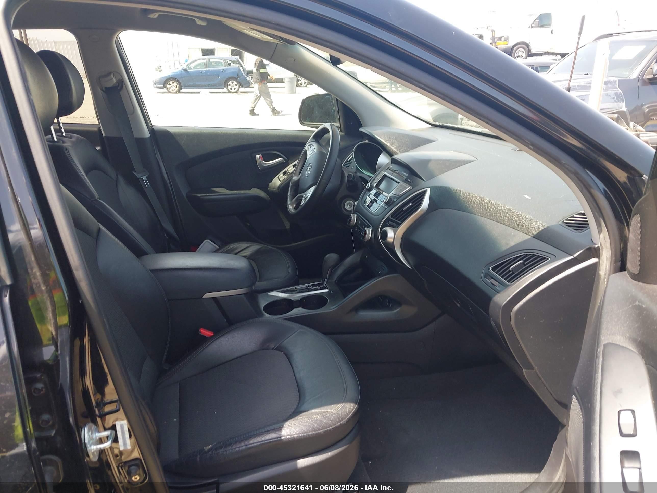 2013 Hyundai Tucson Gls Black vin: KM8JU3AC8DU729831