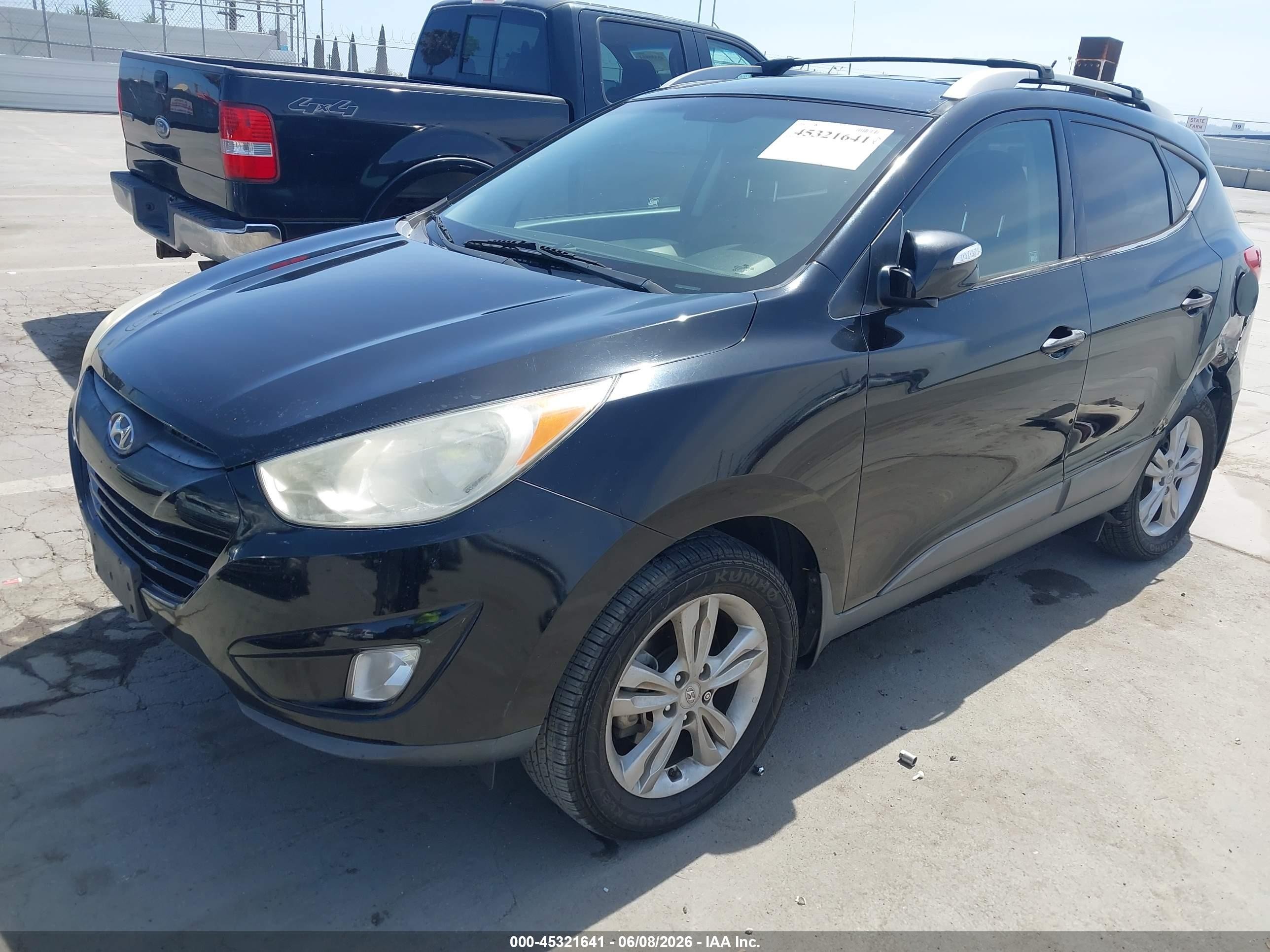 2013 Hyundai Tucson Gls Black vin: KM8JU3AC8DU729831