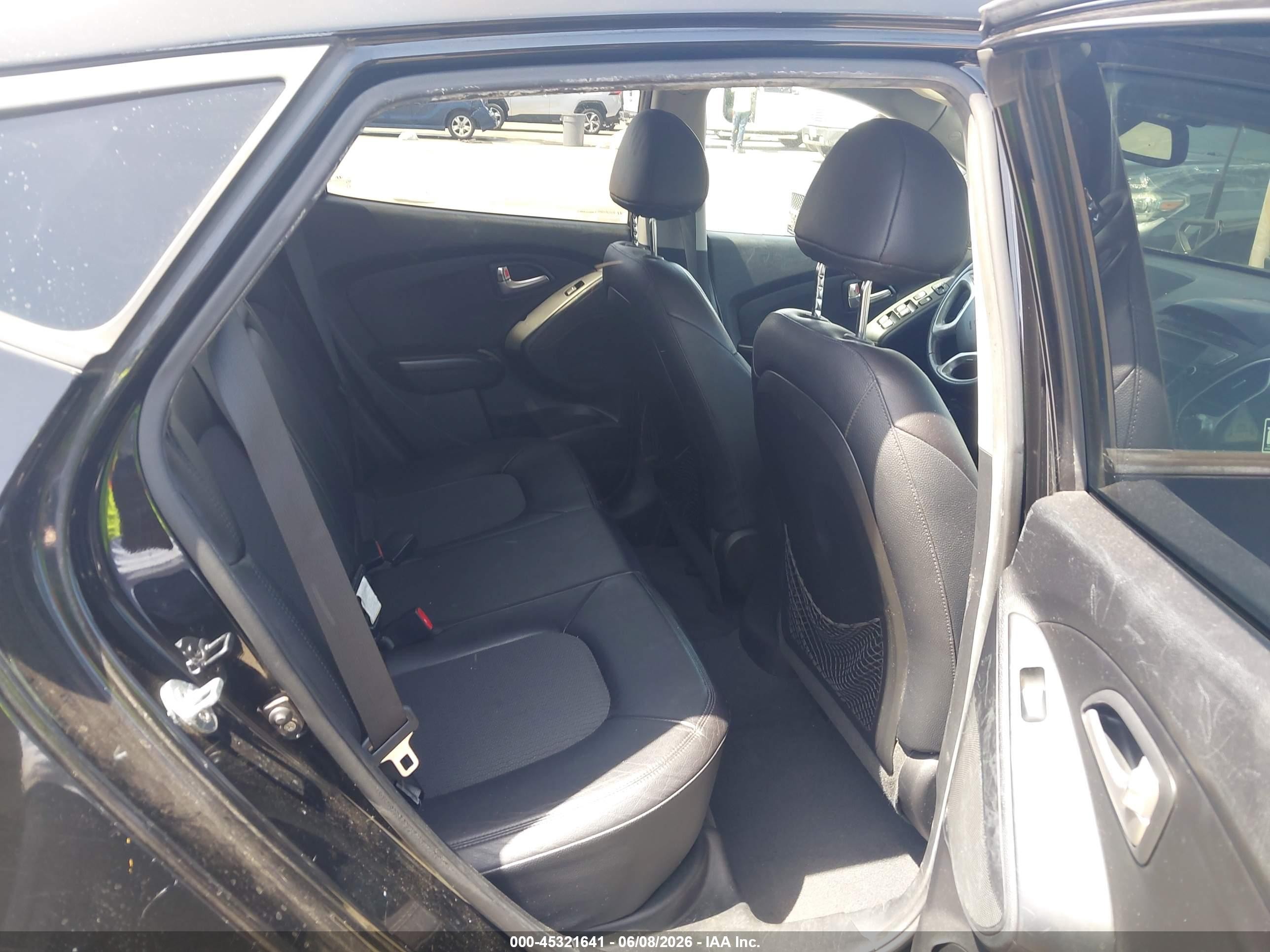 2013 Hyundai Tucson Gls Black vin: KM8JU3AC8DU729831