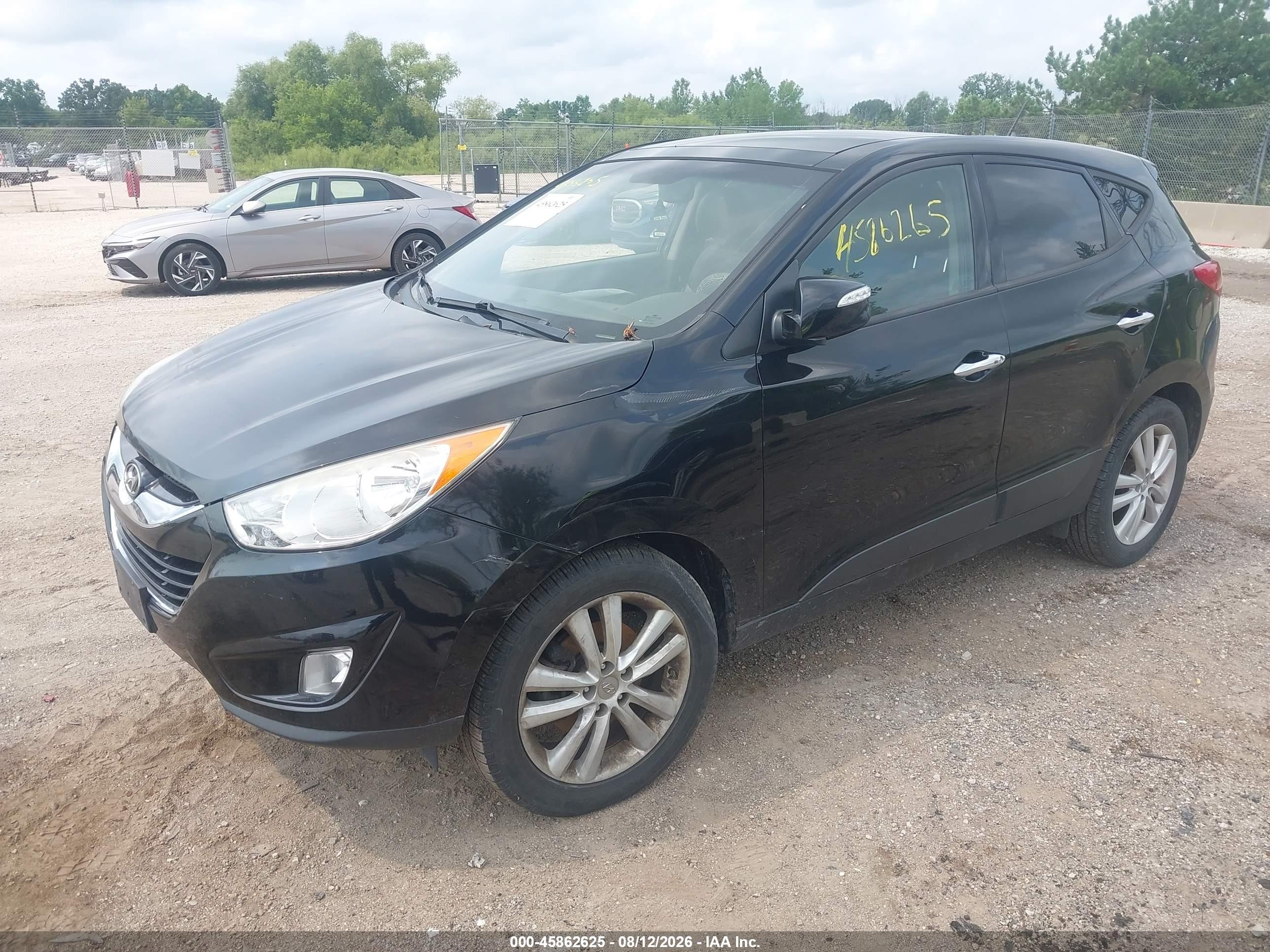 2013 Hyundai Tucson Limited Black vin: KM8JU3AC8DU752428