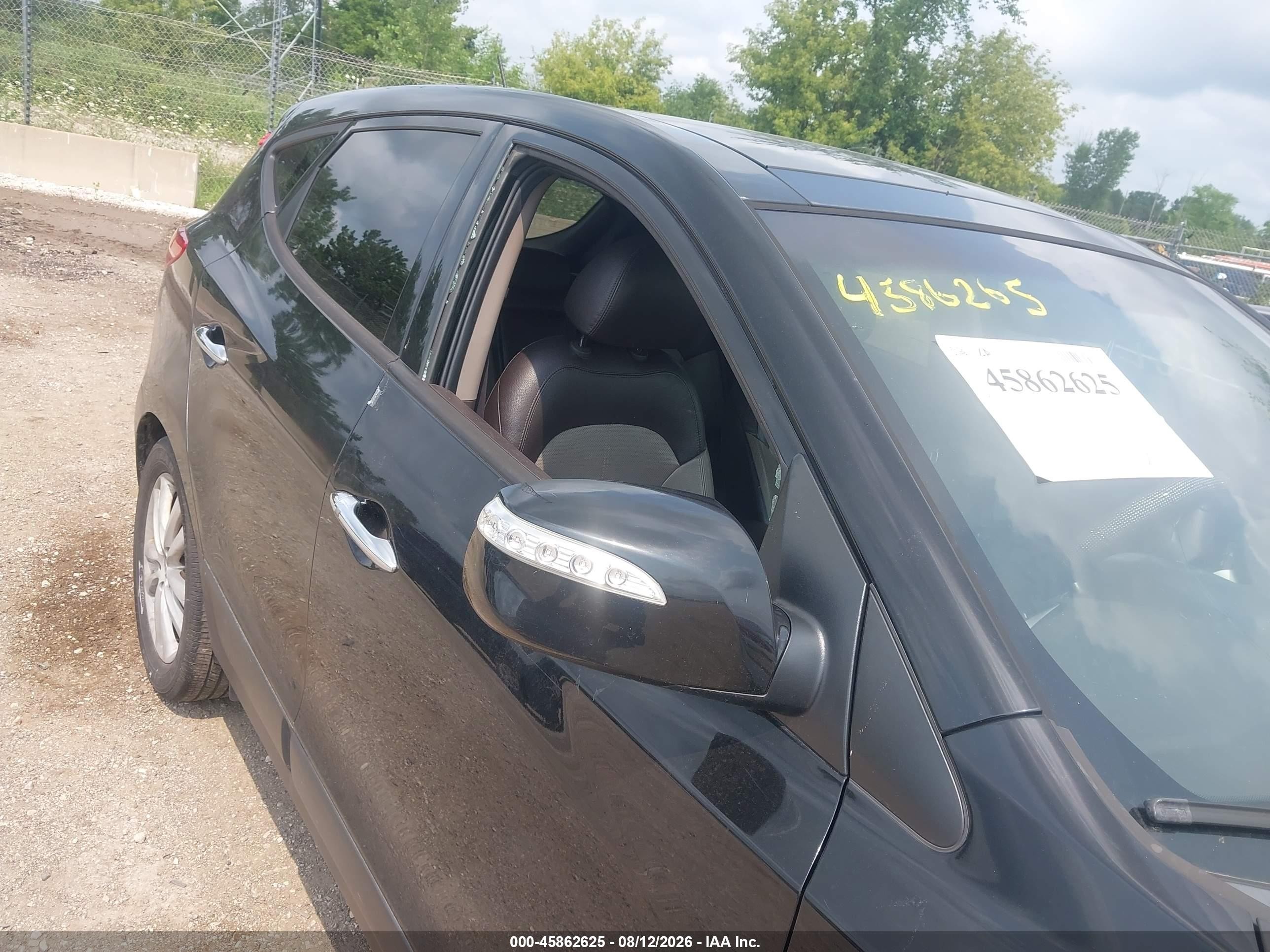 2013 Hyundai Tucson Limited Black vin: KM8JU3AC8DU752428