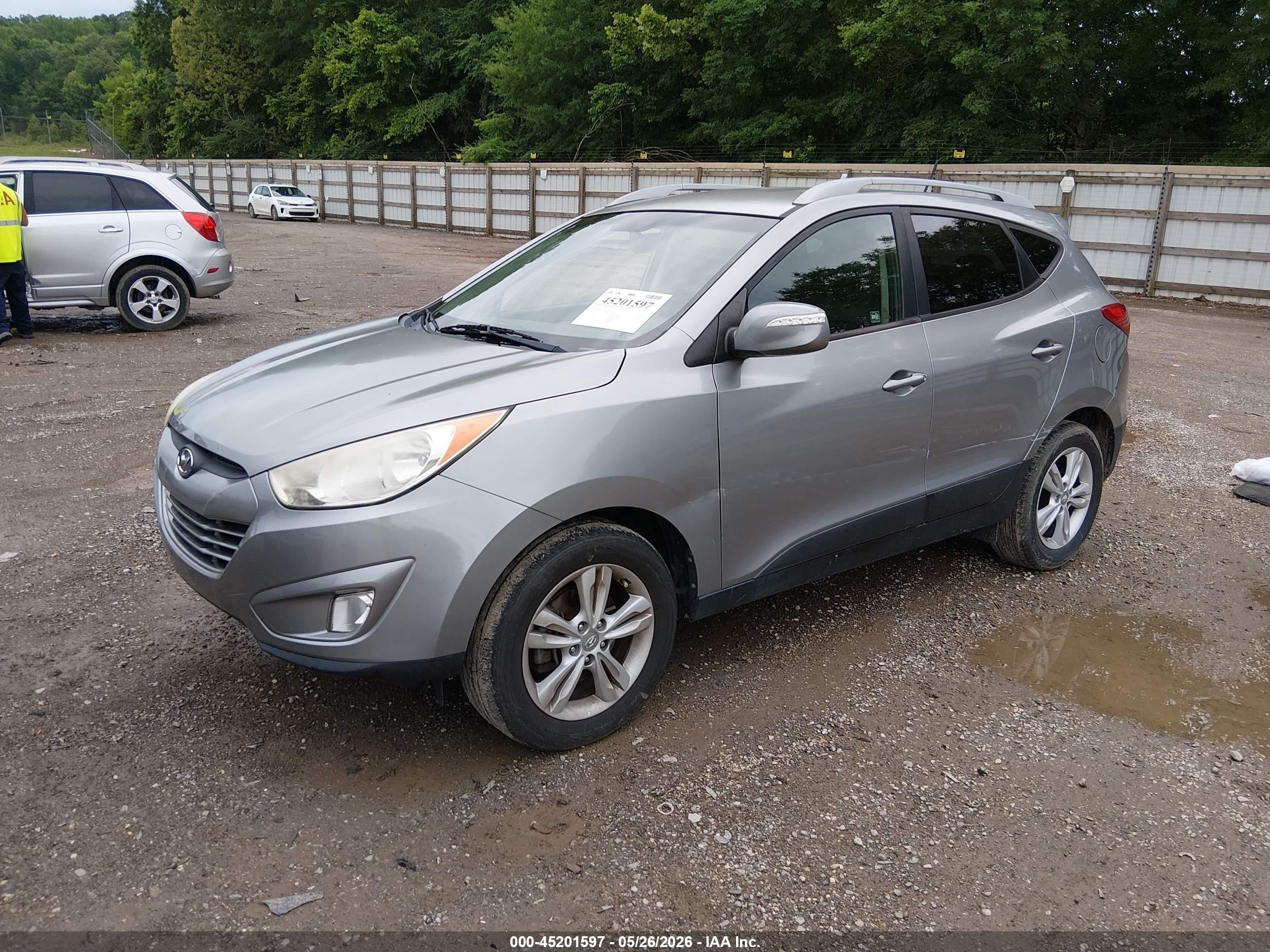 2013 Hyundai Tucson Gls Gray vin: KM8JU3AC8DU752767