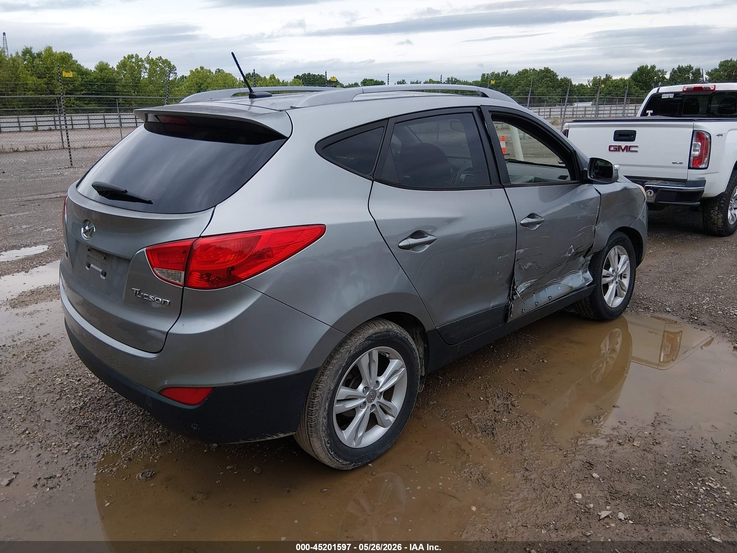 2013 Hyundai Tucson Gls Gray vin: KM8JU3AC8DU752767
