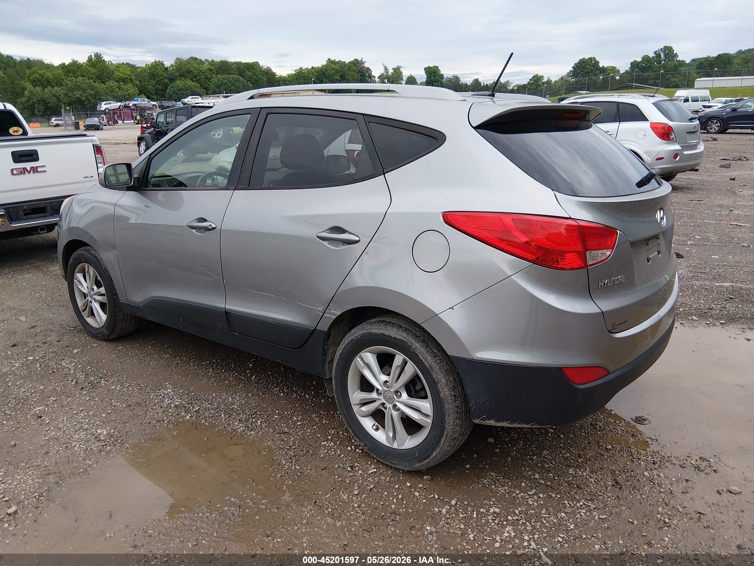 2013 Hyundai Tucson Gls Gray vin: KM8JU3AC8DU752767