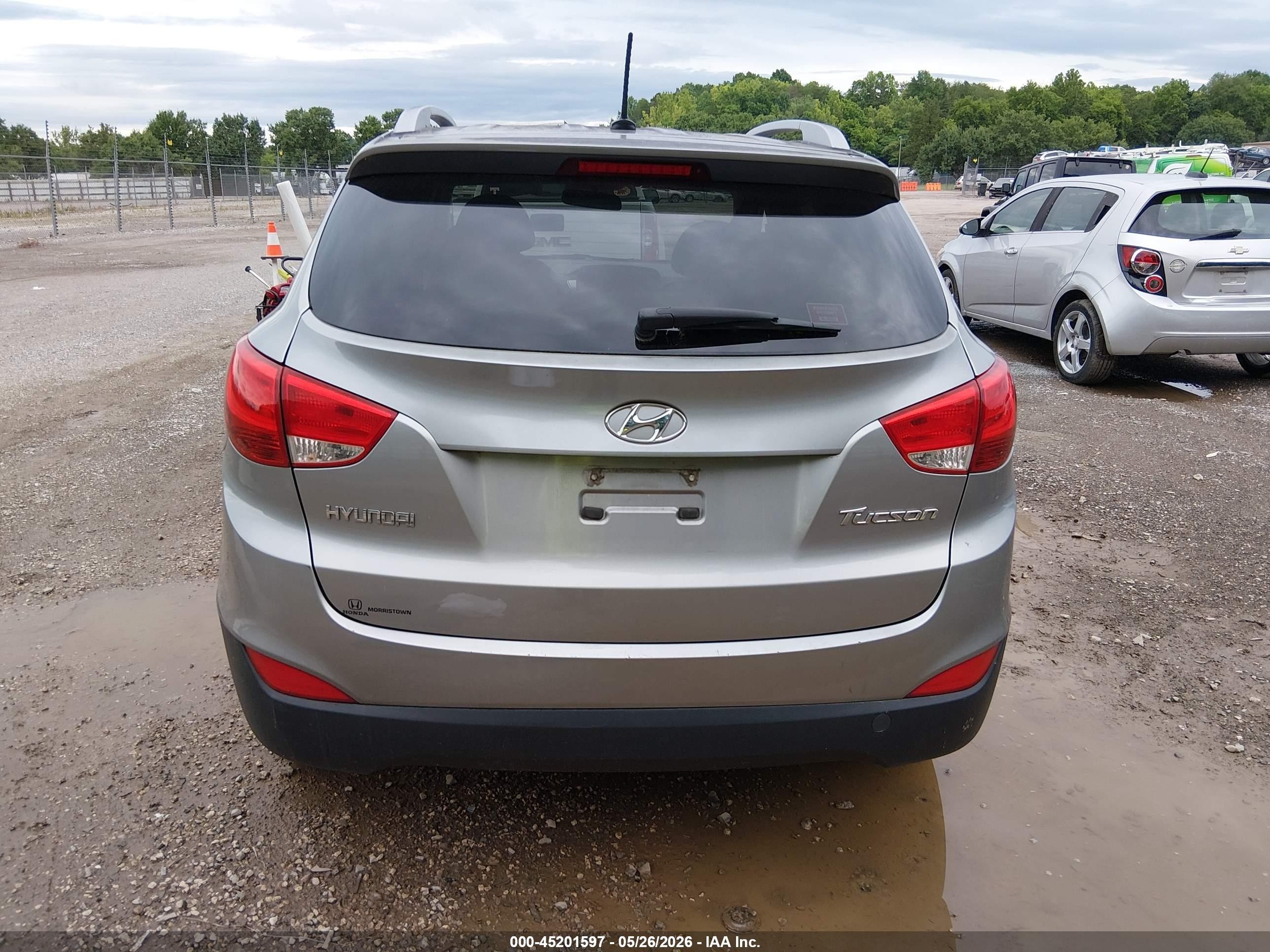 2013 Hyundai Tucson Gls Gray vin: KM8JU3AC8DU752767