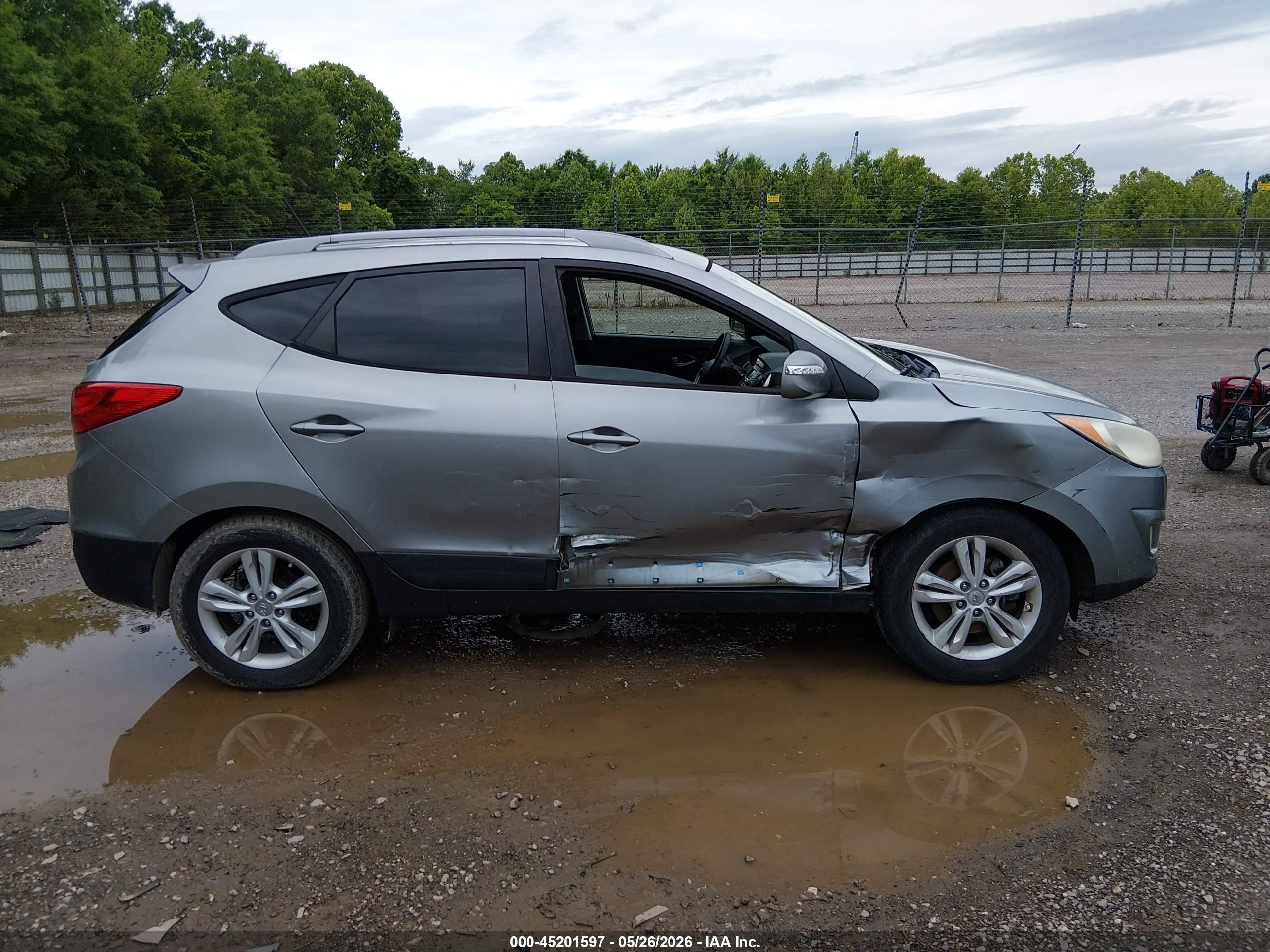 2013 Hyundai Tucson Gls Gray vin: KM8JU3AC8DU752767