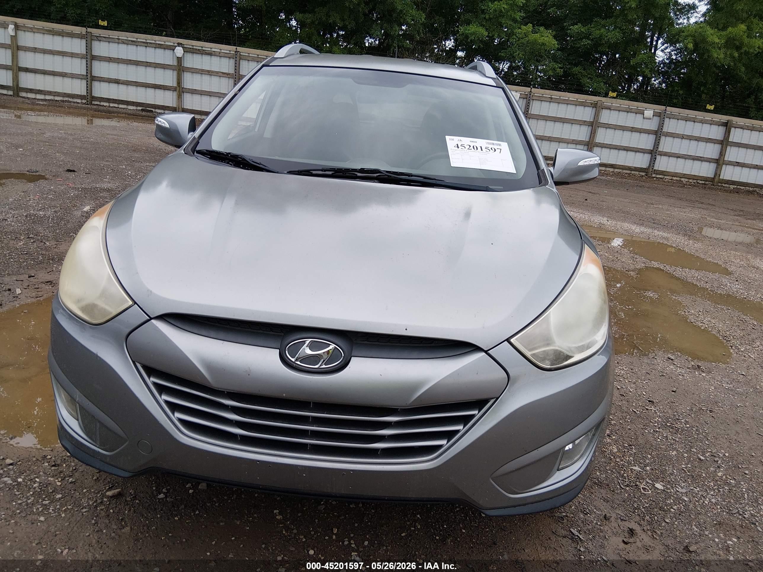 2013 Hyundai Tucson Gls Gray vin: KM8JU3AC8DU752767