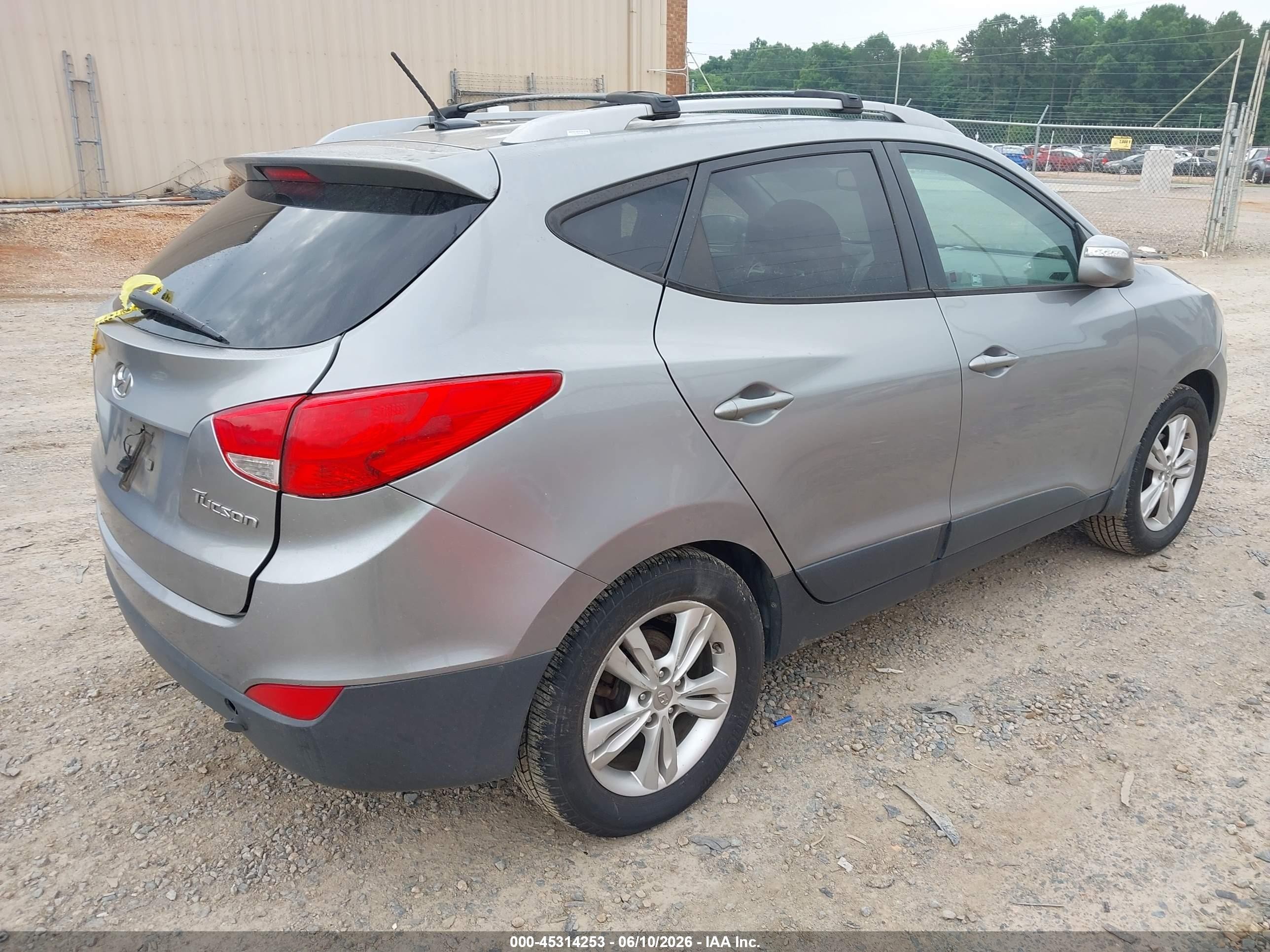2013 Hyundai Tucson Gls Silver vin: KM8JU3AC8DU765793