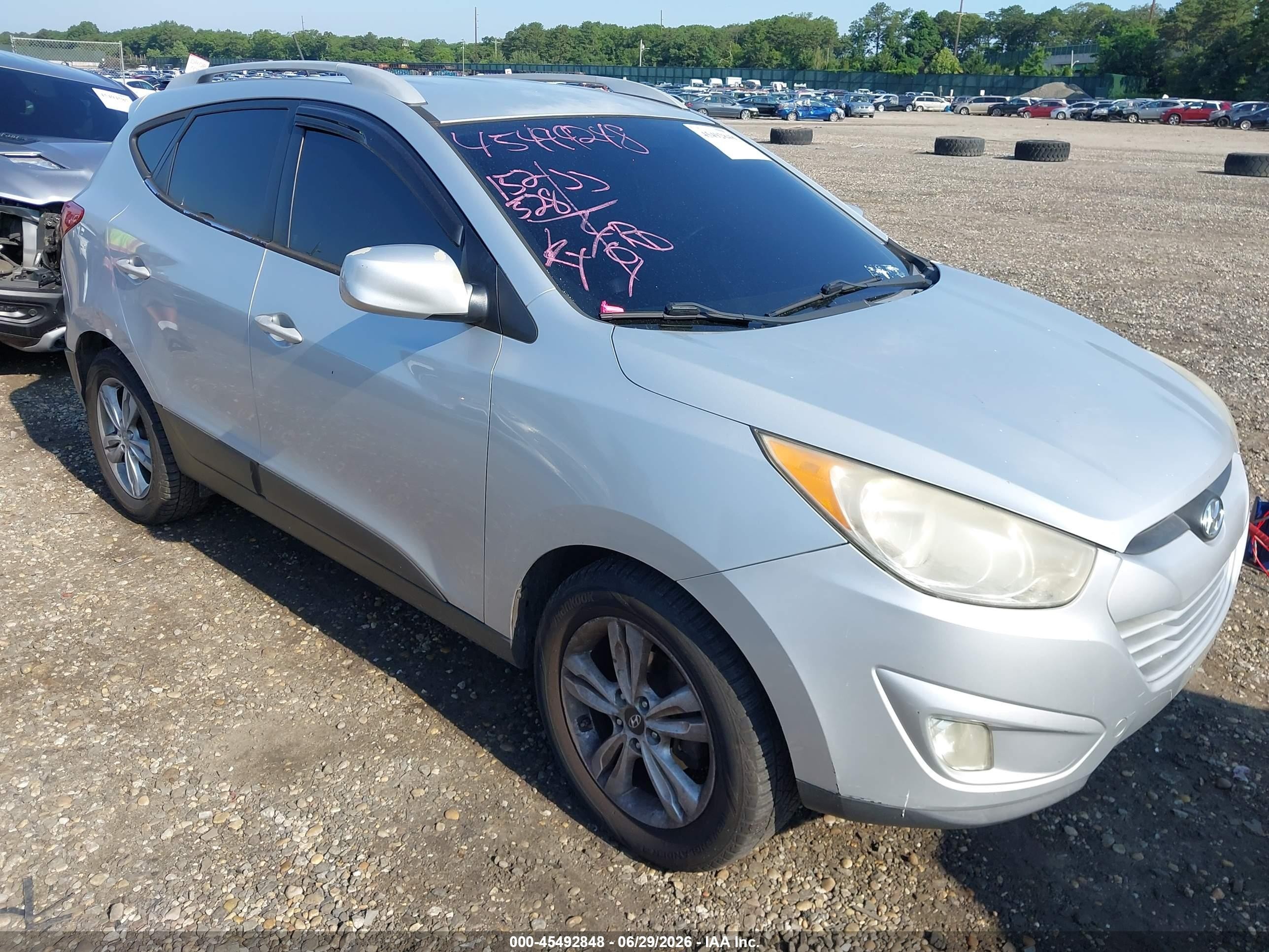 2010 Hyundai Tucson Gls Серый vin: KM8JU3AC9AU044328