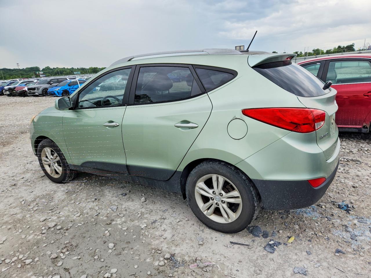 2010 Hyundai Tucson Gls Зеленый vin: KM8JU3AC9AU111896