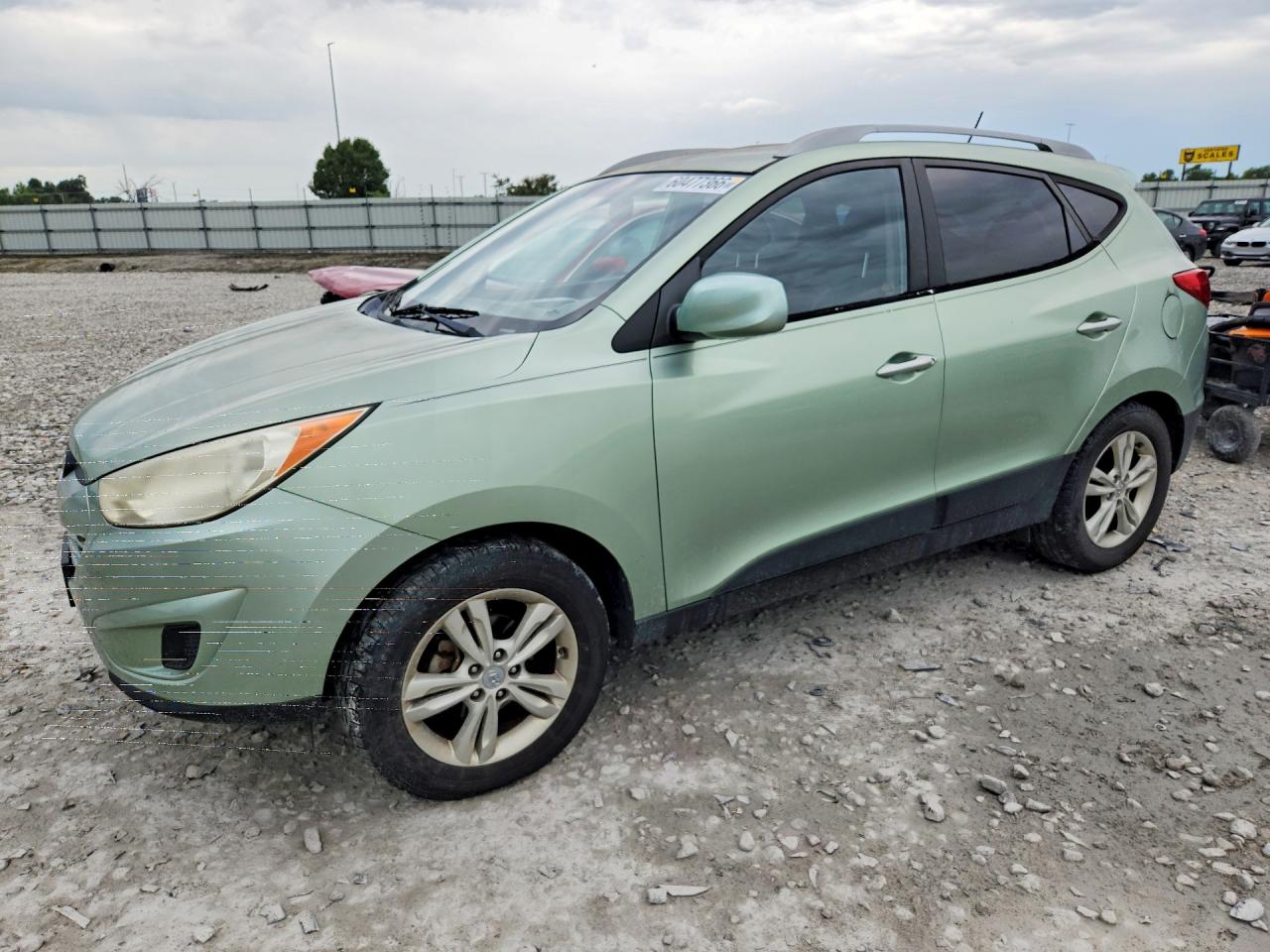 2010 Hyundai Tucson Gls Green vin: KM8JU3AC9AU111896