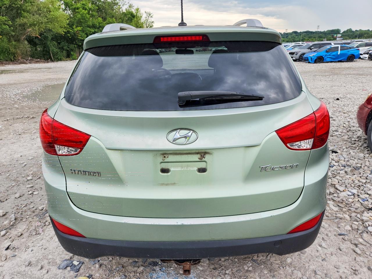 2010 Hyundai Tucson Gls Зеленый vin: KM8JU3AC9AU111896