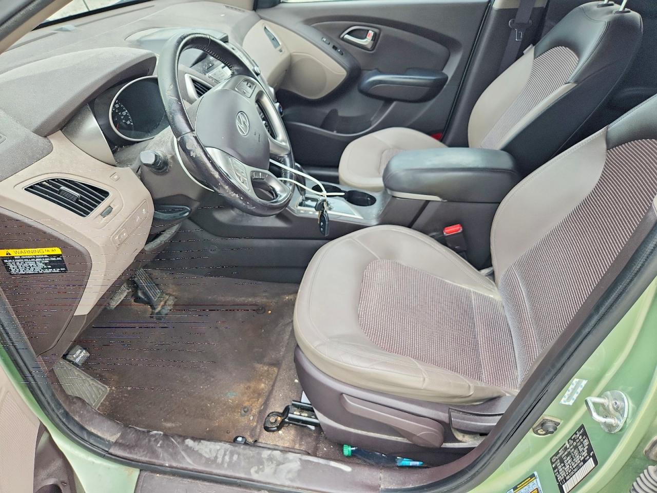 2010 Hyundai Tucson Gls Зеленый vin: KM8JU3AC9AU111896