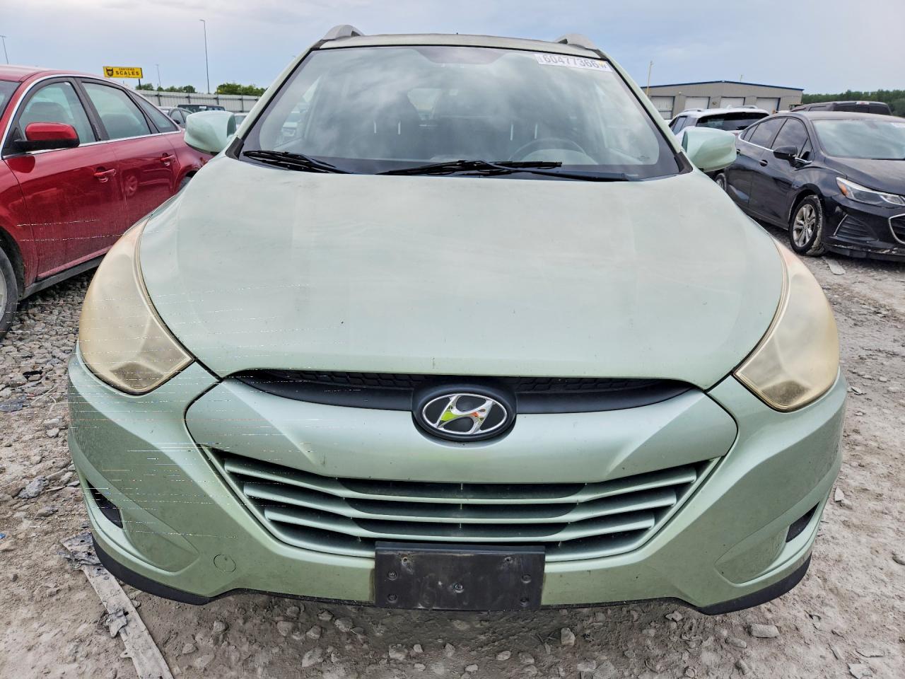 2010 Hyundai Tucson Gls Зеленый vin: KM8JU3AC9AU111896