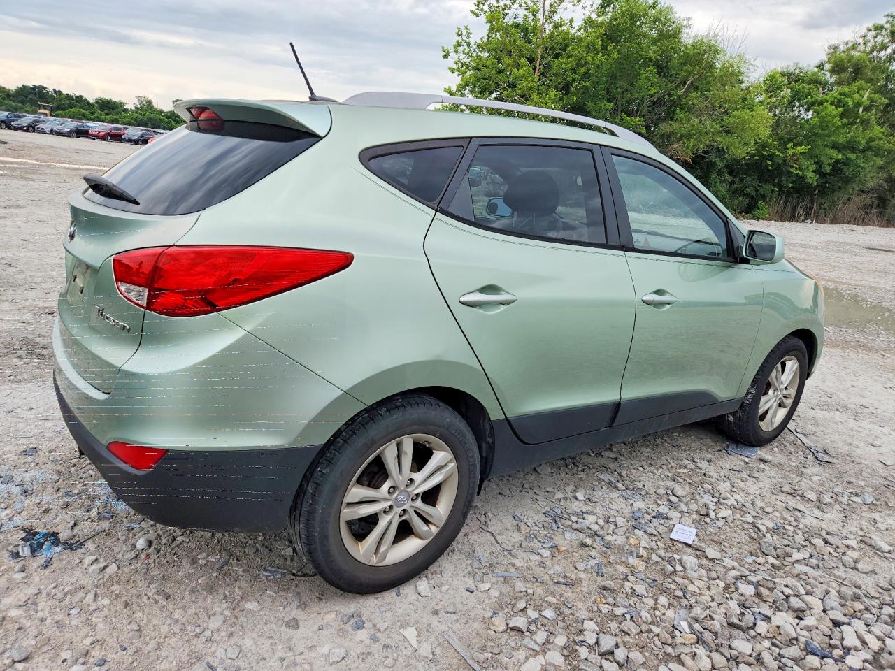 2010 Hyundai Tucson Gls Зеленый vin: KM8JU3AC9AU111896