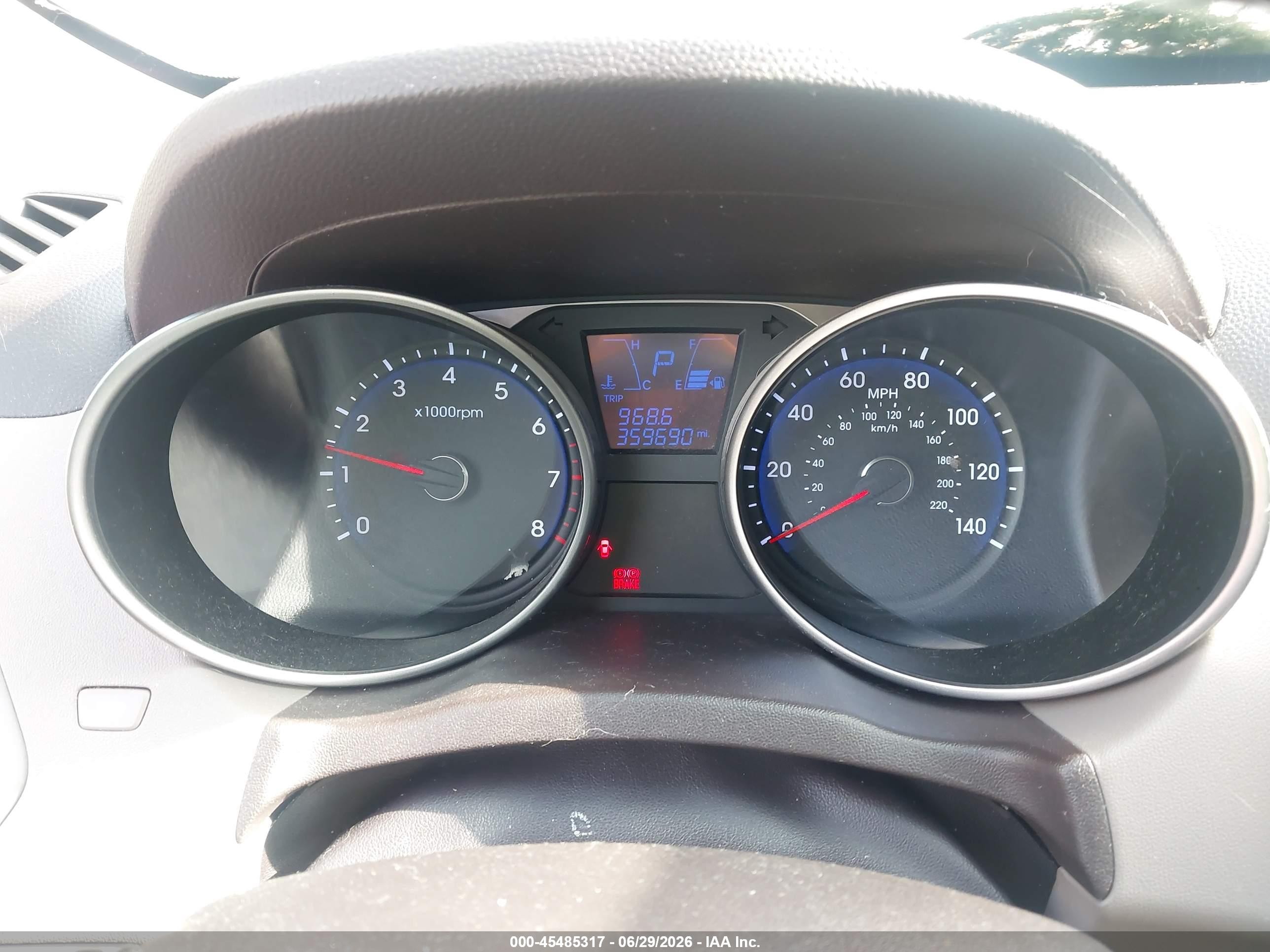 2011 Hyundai Tucson Limited Red vin: KM8JU3AC9BU142518