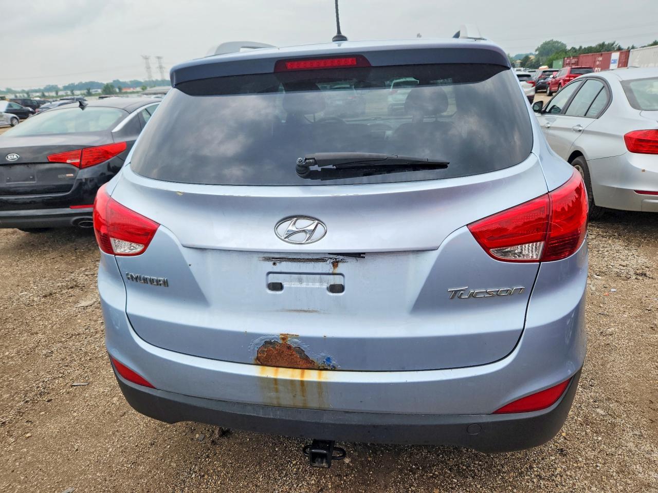 2011 Hyundai Tucson Gls Blue vin: KM8JU3AC9BU159027