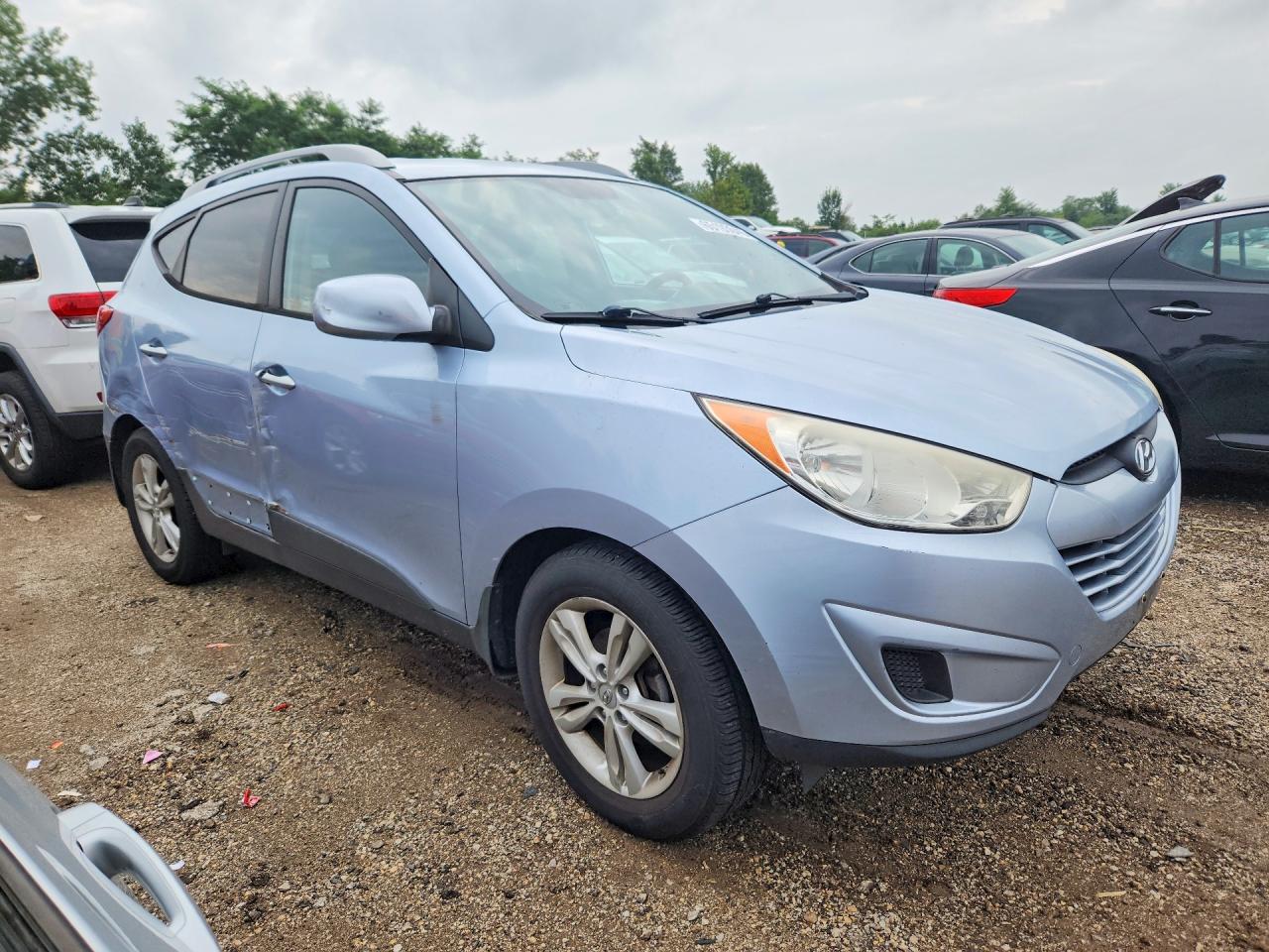 2011 Hyundai Tucson Gls Blue vin: KM8JU3AC9BU159027