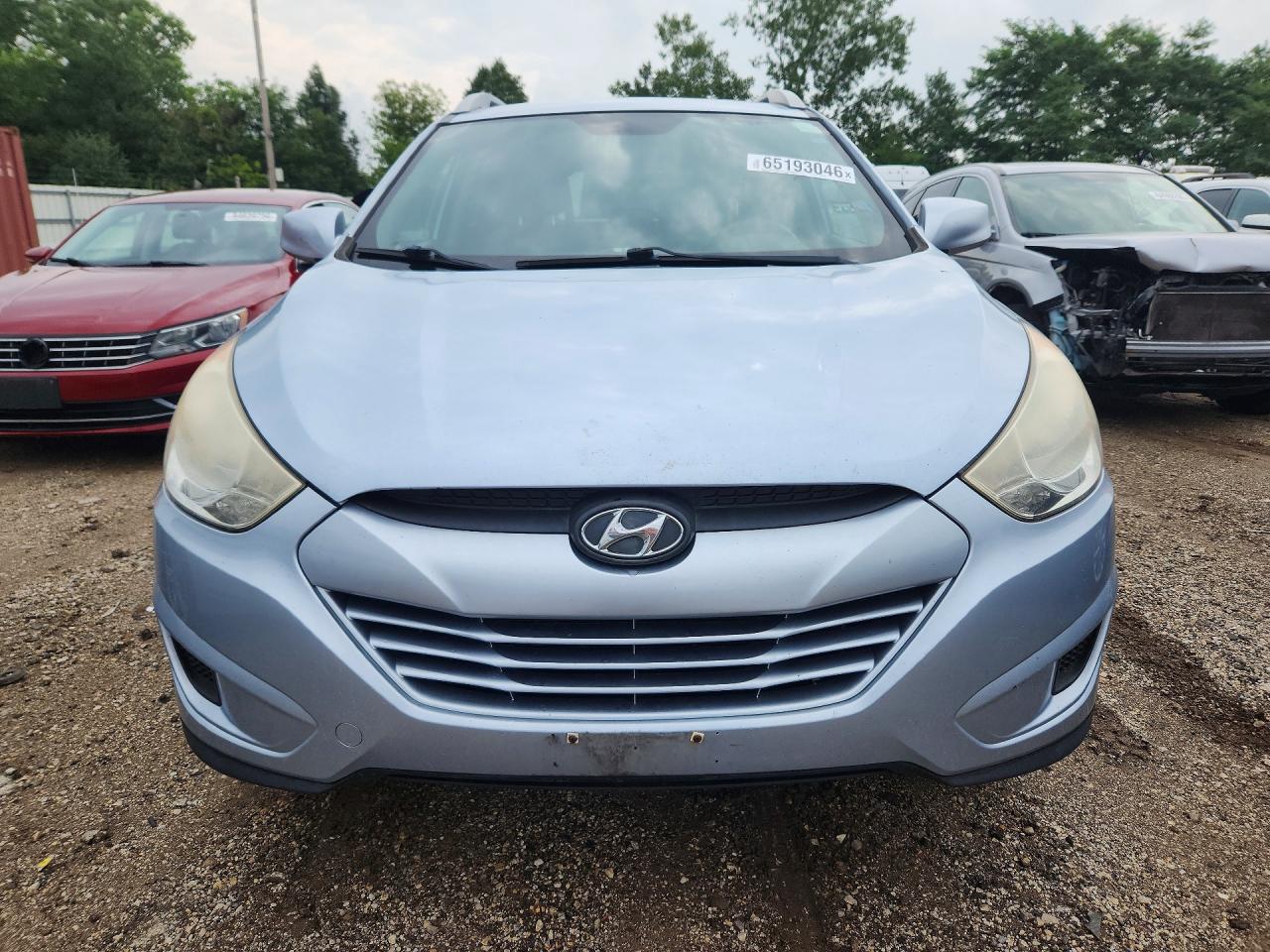 2011 Hyundai Tucson Gls Blue vin: KM8JU3AC9BU159027