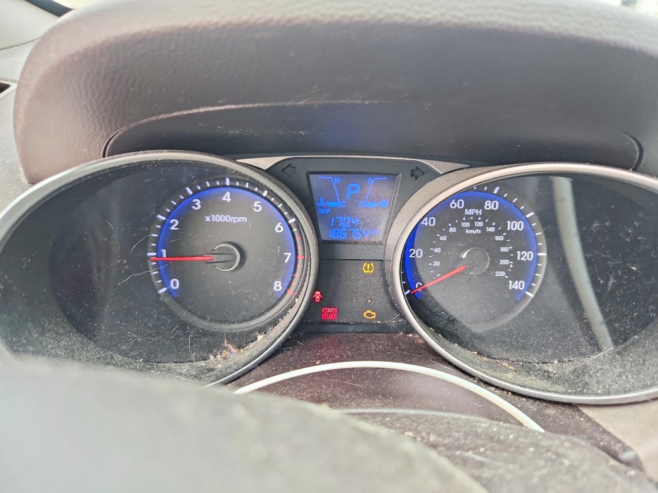 2011 Hyundai Tucson Gls Blue vin: KM8JU3AC9BU159027