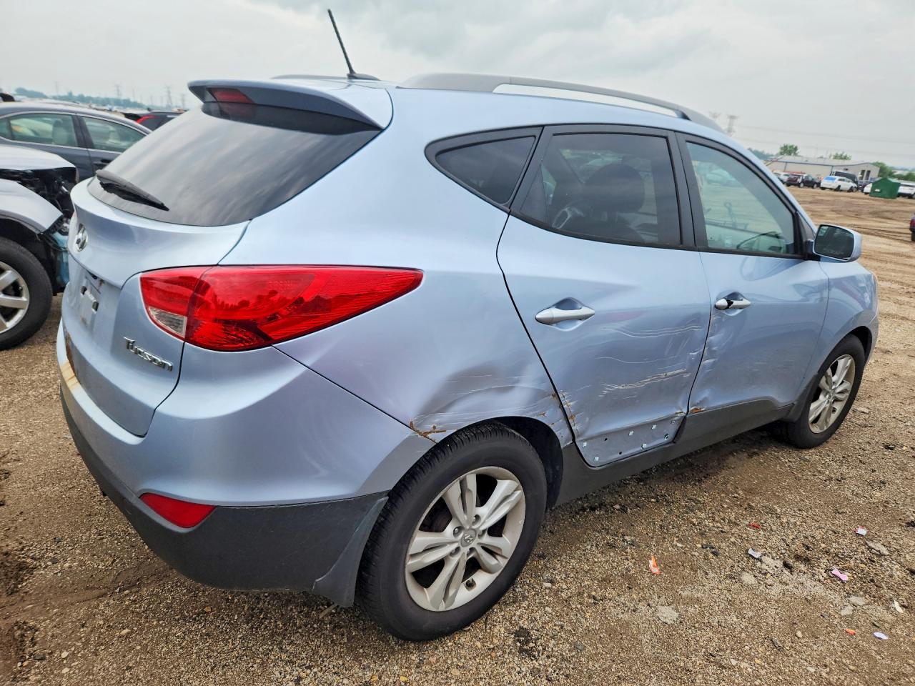 2011 Hyundai Tucson Gls Blue vin: KM8JU3AC9BU159027