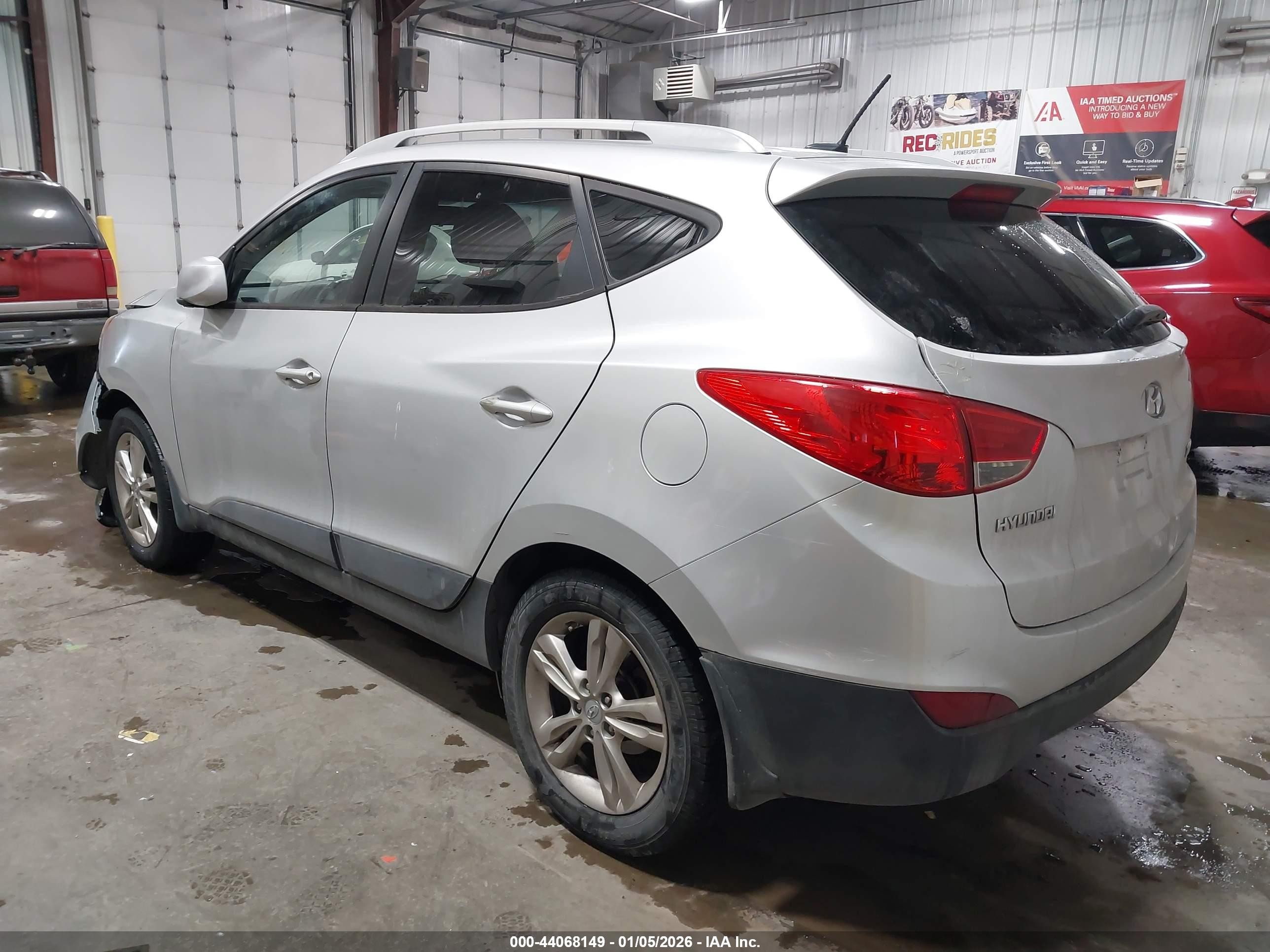 2011 Hyundai Tucson Gls Silver vin: KM8JU3AC9BU175731