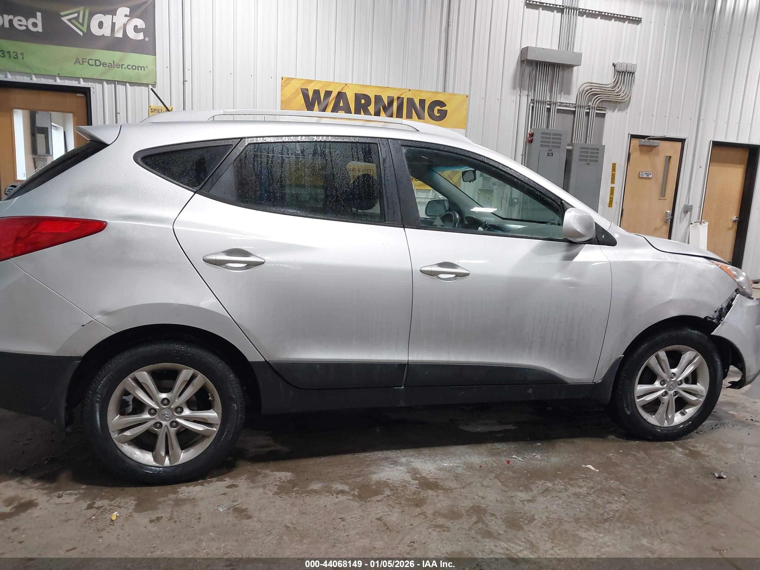2011 Hyundai Tucson Gls Silver vin: KM8JU3AC9BU175731