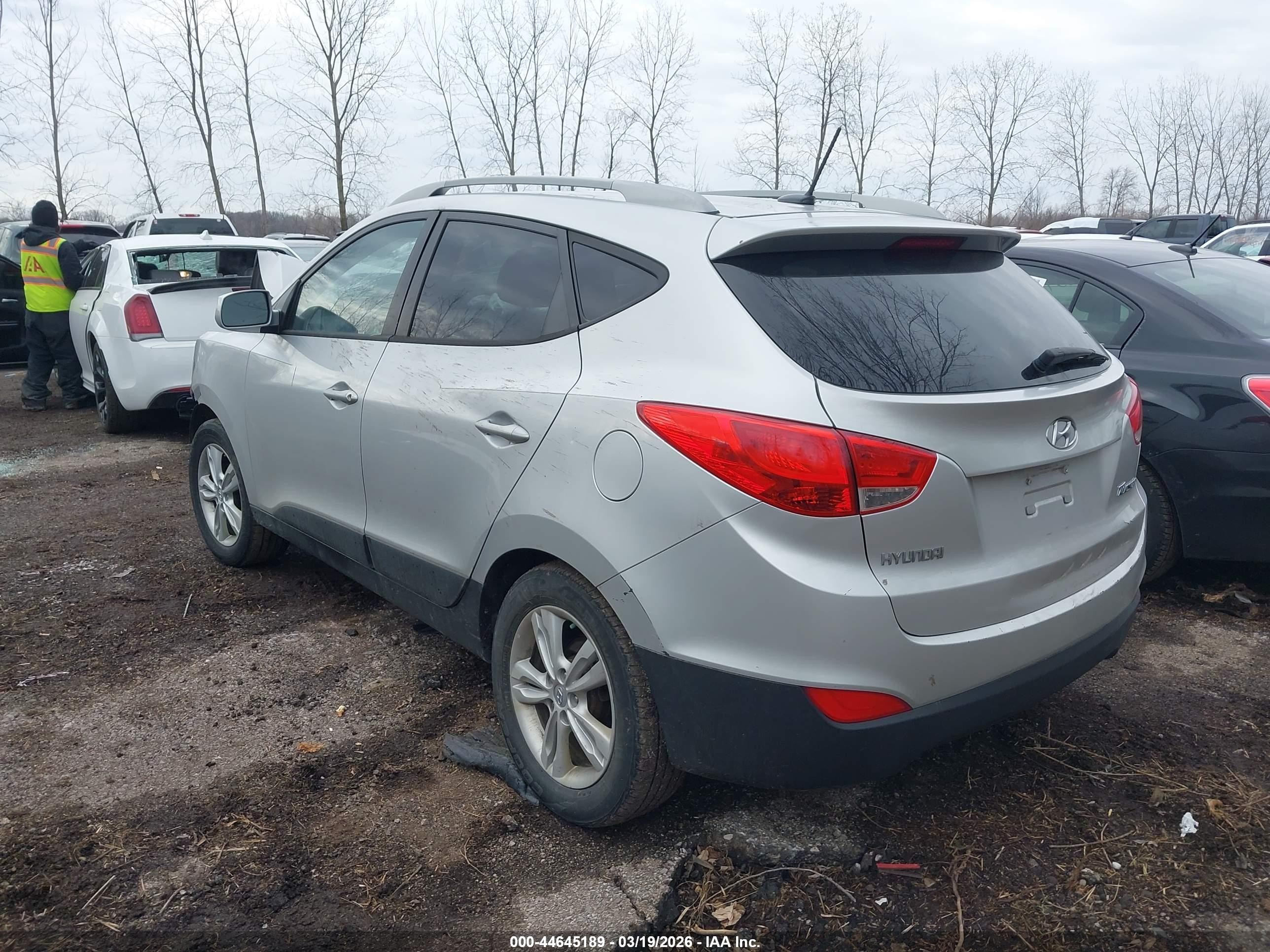 2011 Hyundai Tucson Gls Silver vin: KM8JU3AC9BU205620