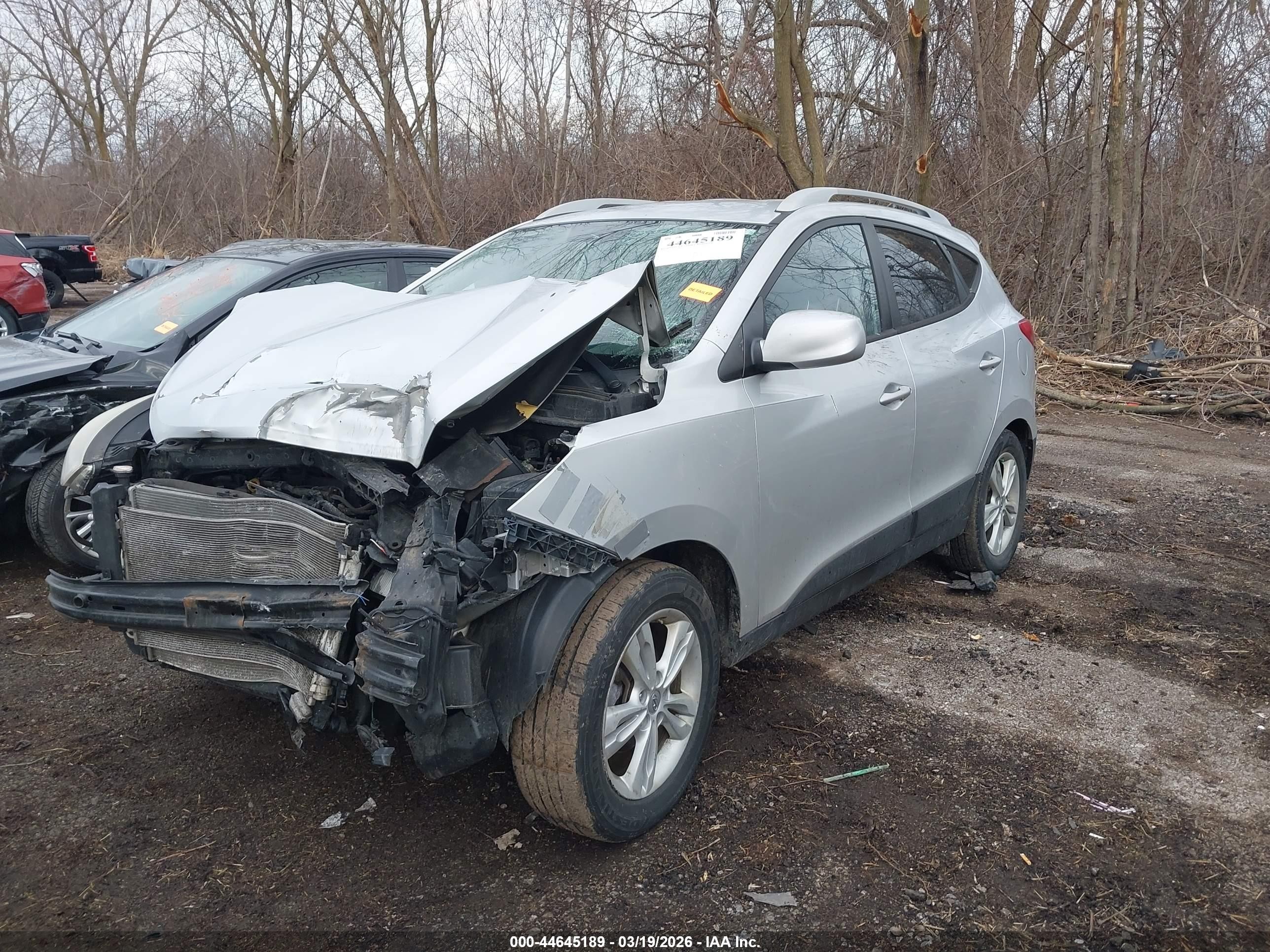 2011 Hyundai Tucson Gls Silver vin: KM8JU3AC9BU205620
