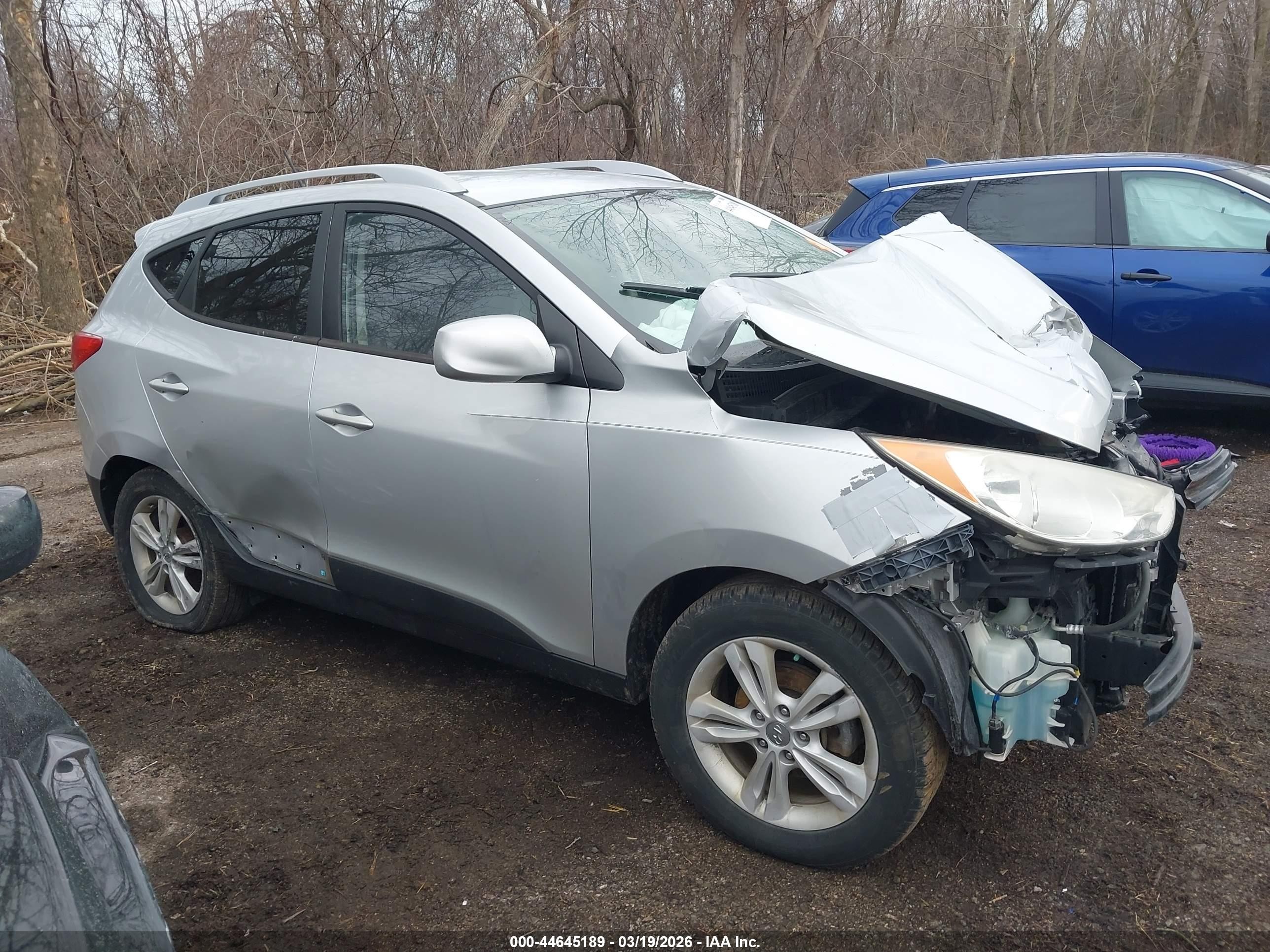 2011 Hyundai Tucson Gls Silver vin: KM8JU3AC9BU205620