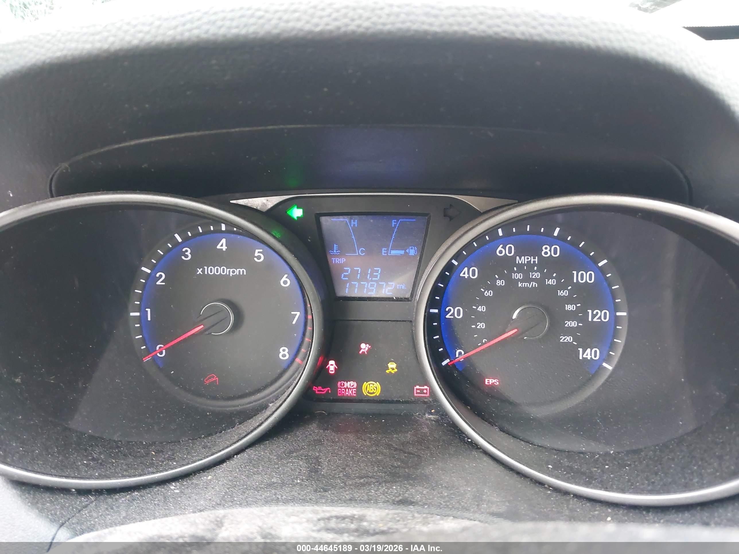 2011 Hyundai Tucson Gls Silver vin: KM8JU3AC9BU205620