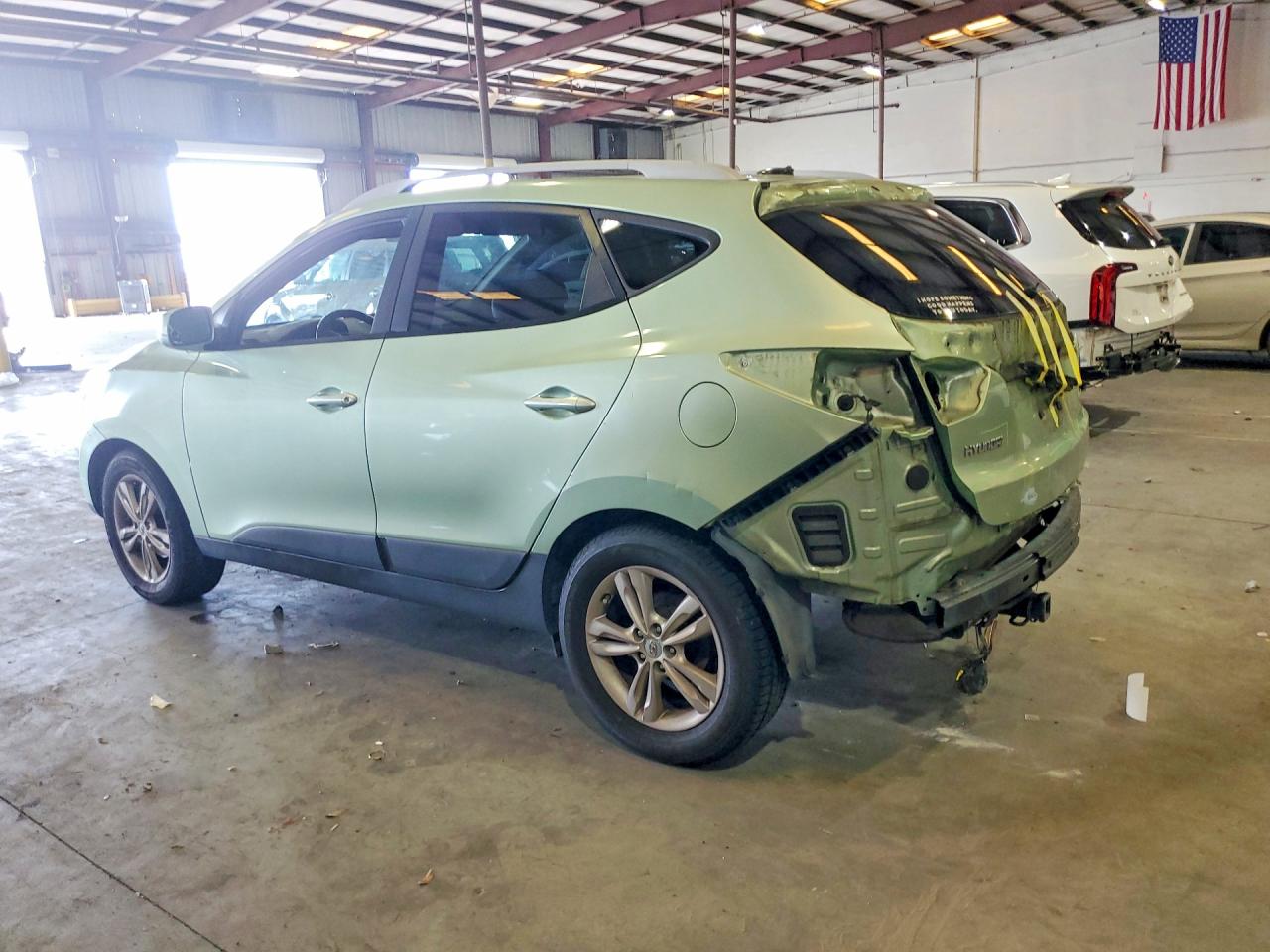 2011 Hyundai Tucson Gls Green vin: KM8JU3AC9BU232056